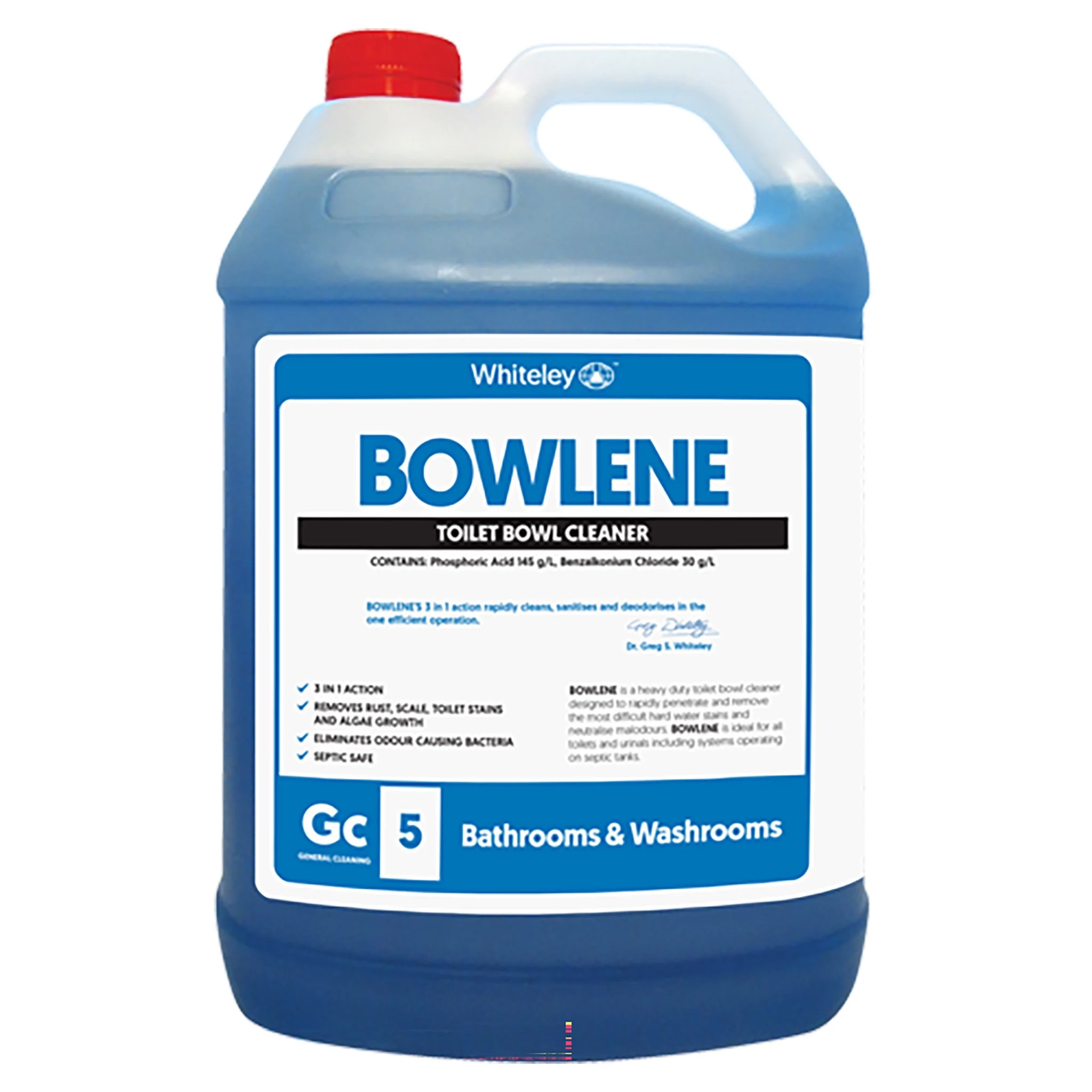 Whiteley Bowlene Toilet Bowl Cleaner 5L