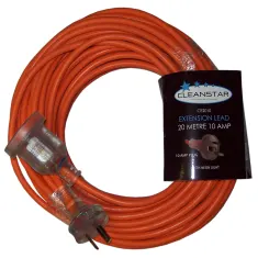 Cleanstar Extension Lead 10 Amp 20M Orange