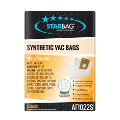 Starbag AF1022S Synthetic Vacuum Cleaner Bag 5pk