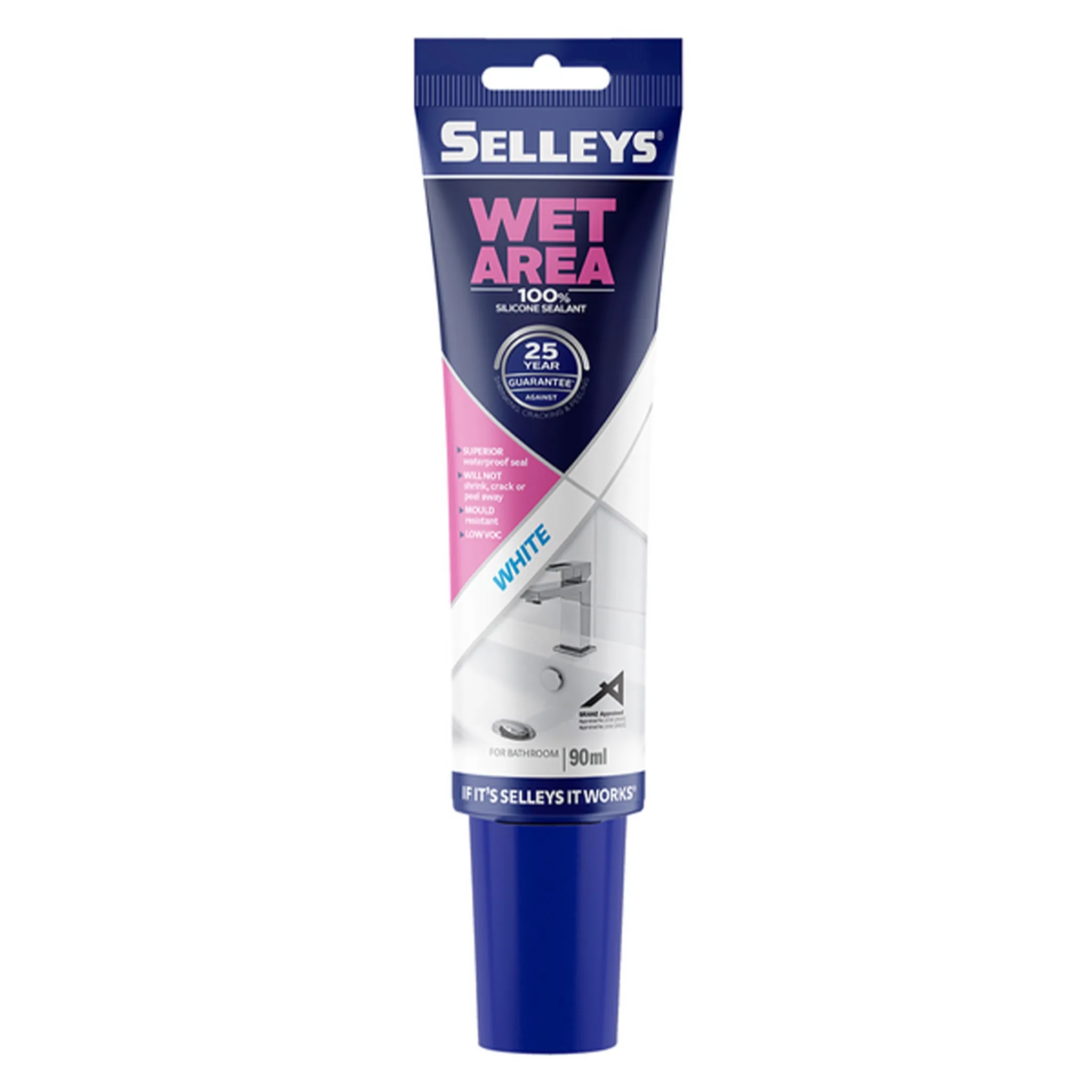 Selleys Wet Area 90ml White