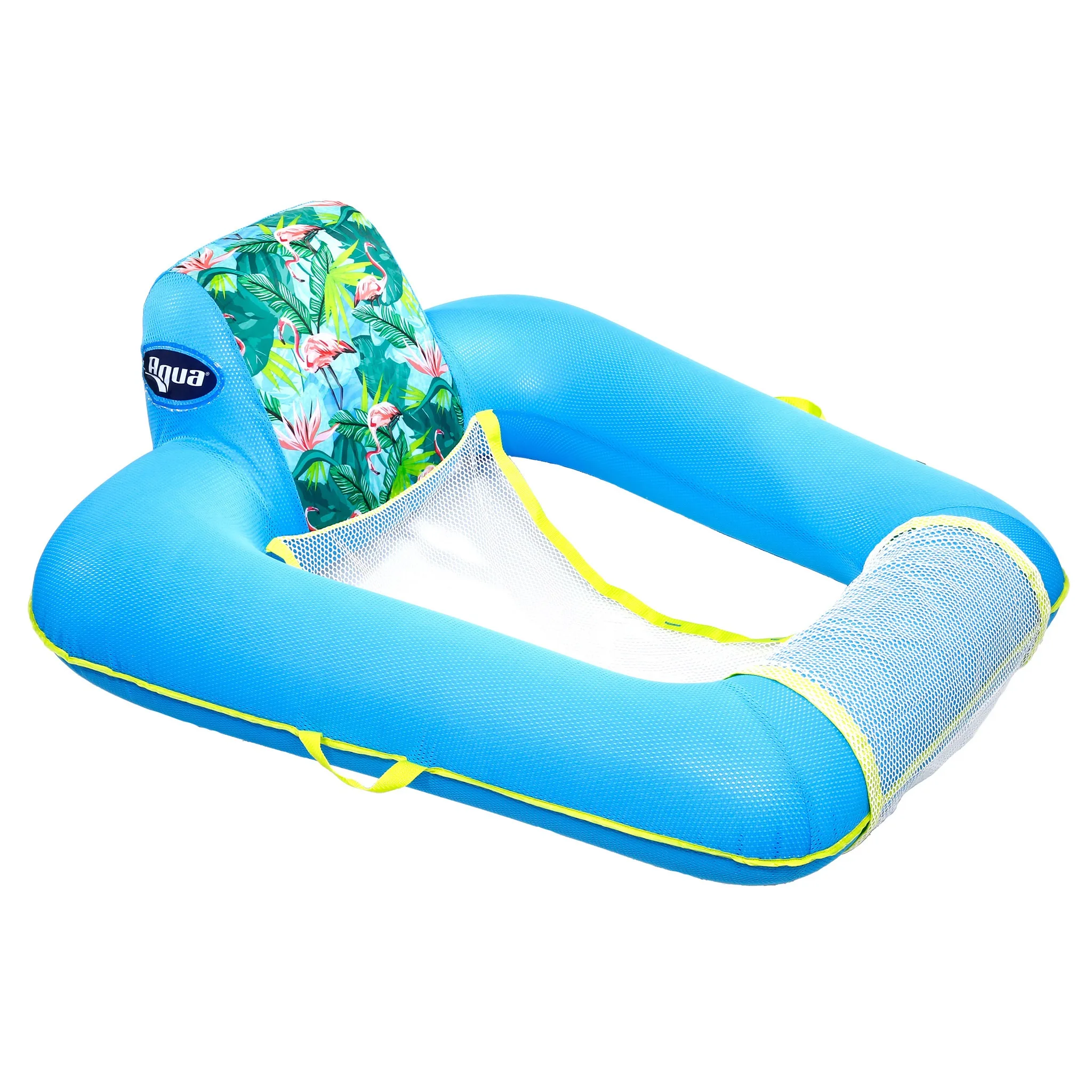 Aqua Leisure Zero Gravity Chair Blue Hibiscus