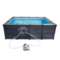 Intex Graphite Panel Pool Rectangular 13ft with $250 In Store Credit Coupon