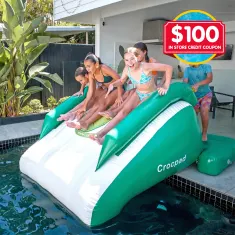 Crocpad Mikros 2m Inflatable Pool Slide with $100 In Store Credit Coupon