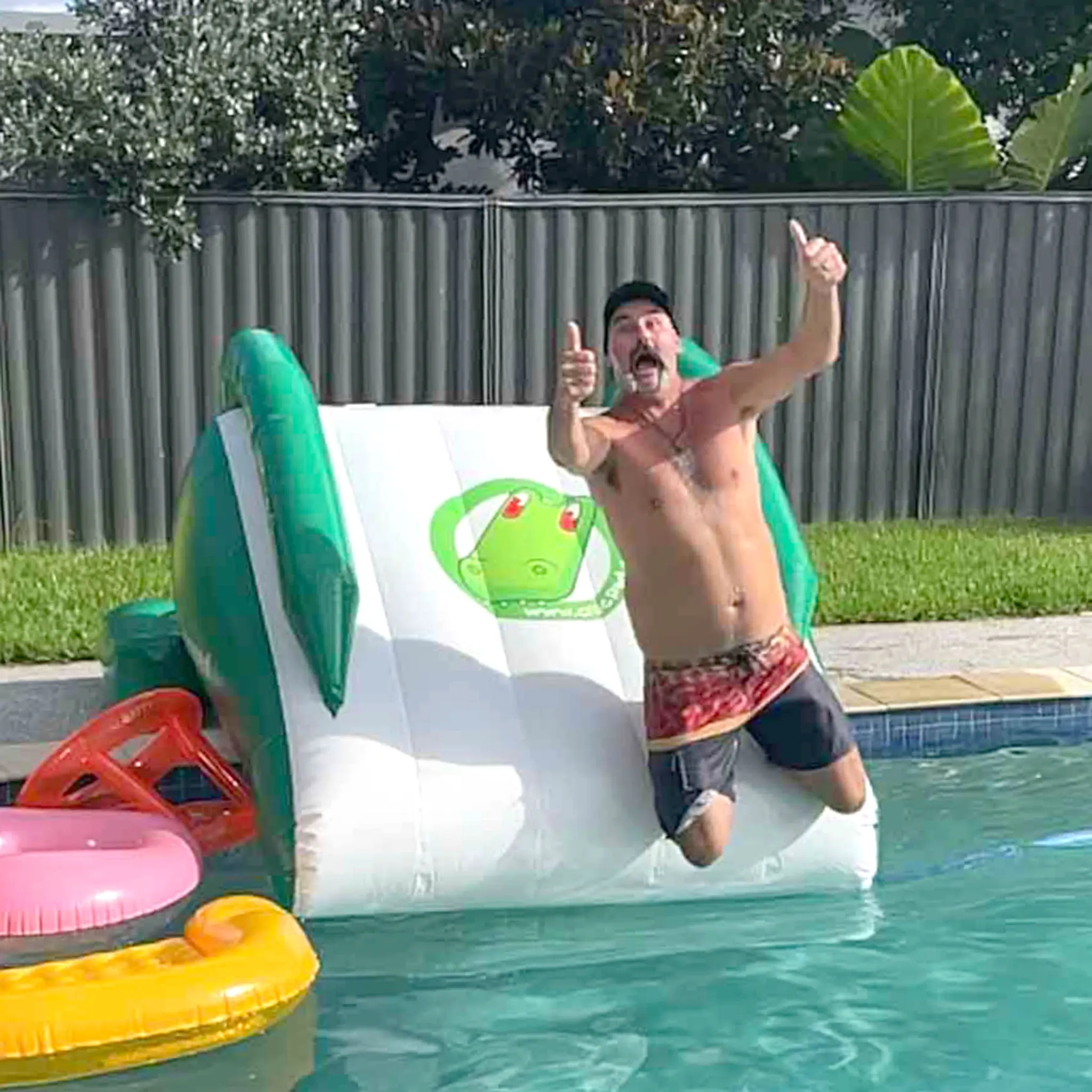 Crocpad Mikros 2m Inflatable Pool Slide with $100 In Store Credit Coupon