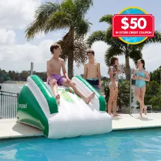 Crocpad Minima 1.8m Inflatable Pool Slide with $50 In Store Credit Coupon