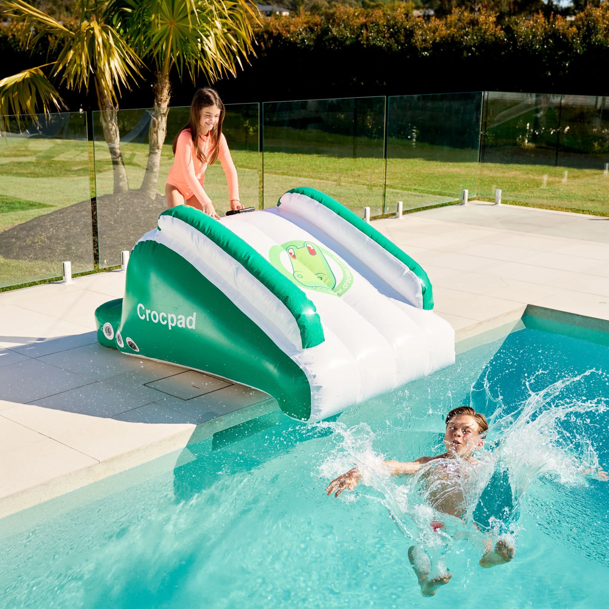 Crocpad Minima 1.8m Inflatable Pool Slide with $50 In Store Credit Coupon