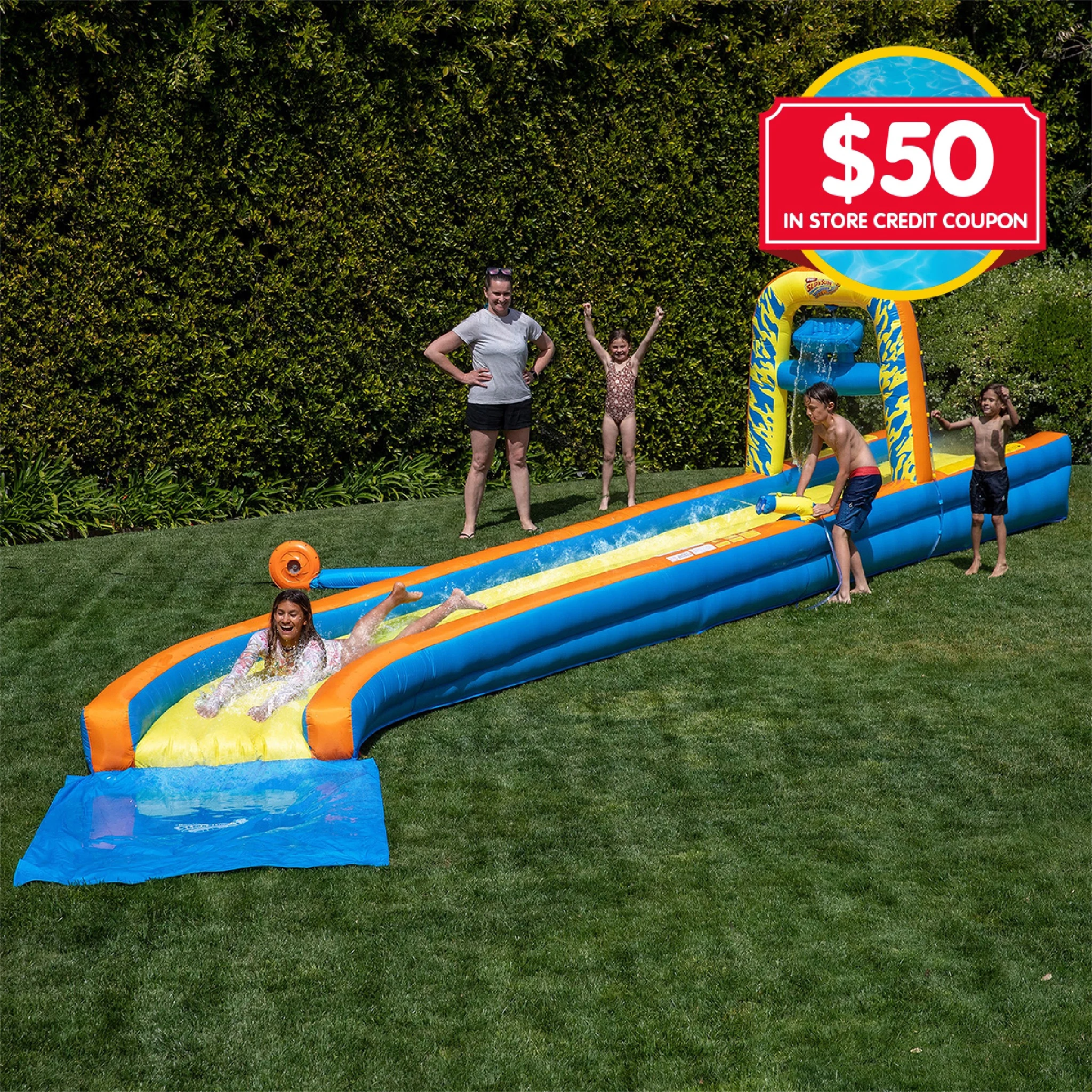 Wham-O Slip 'n Slide Air 26' Water Slide with $50 In Store Credit Coupon