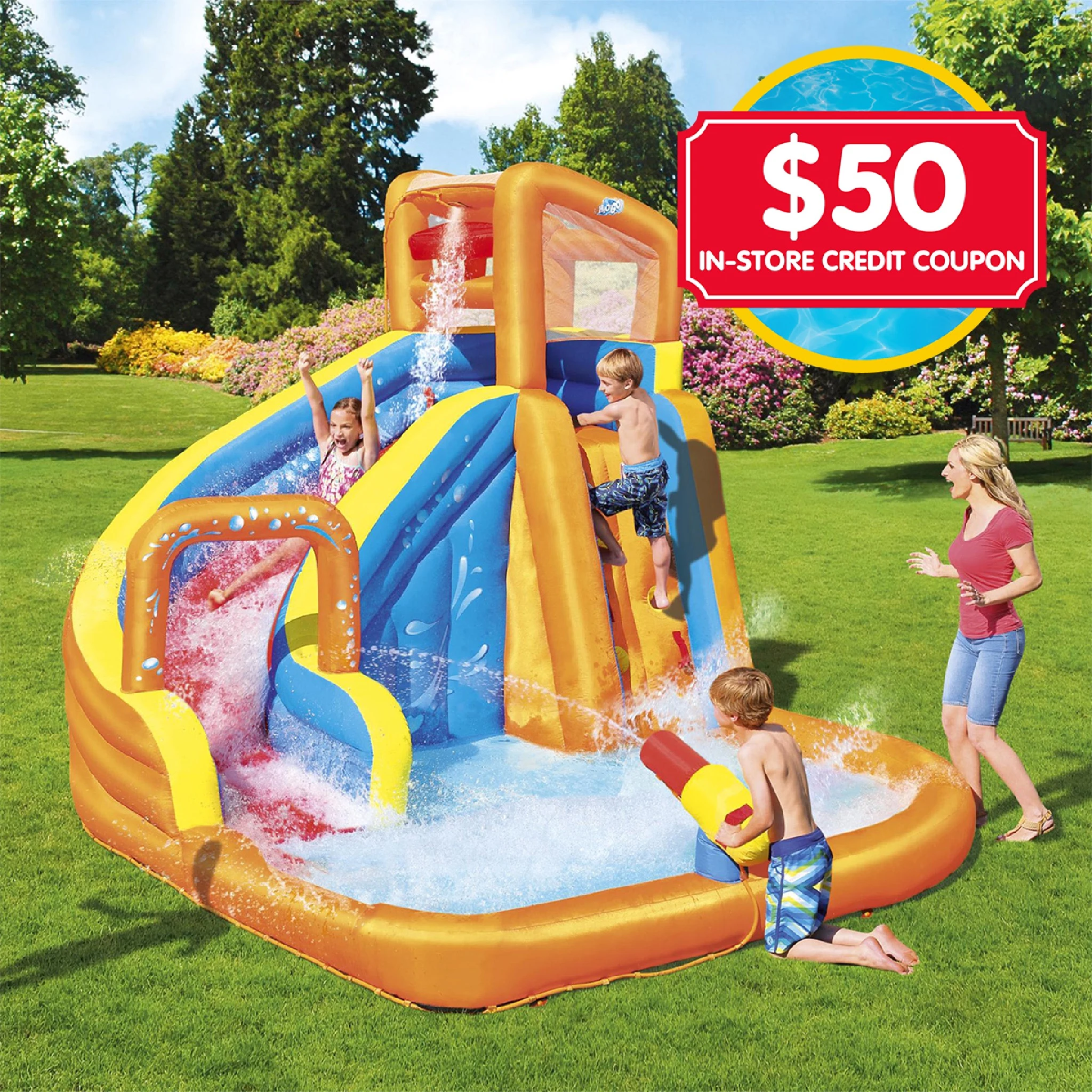 H2OGO! Mega Park Turbo Splash with $50 In Store Credit Coupon