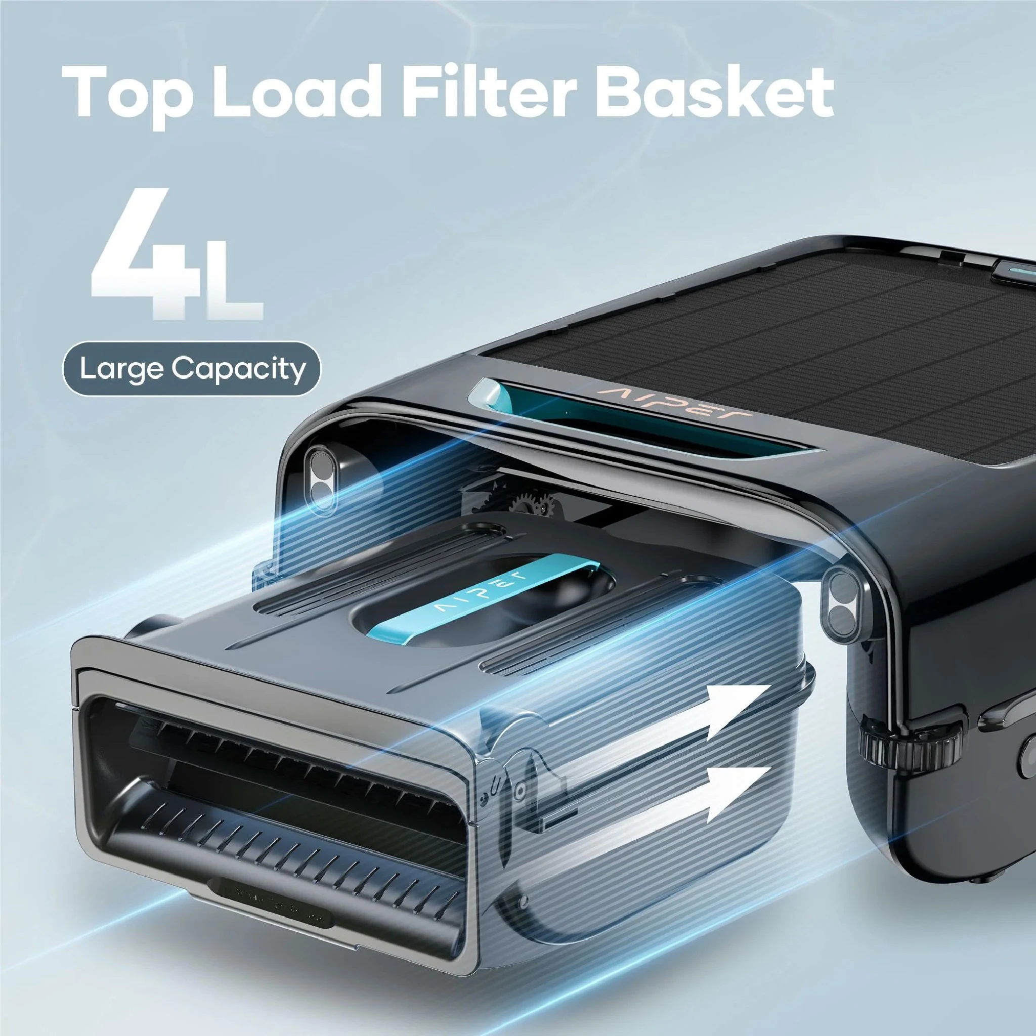 Aiper Surfer S2 Cordless Robotic Pool Surface Skimmer