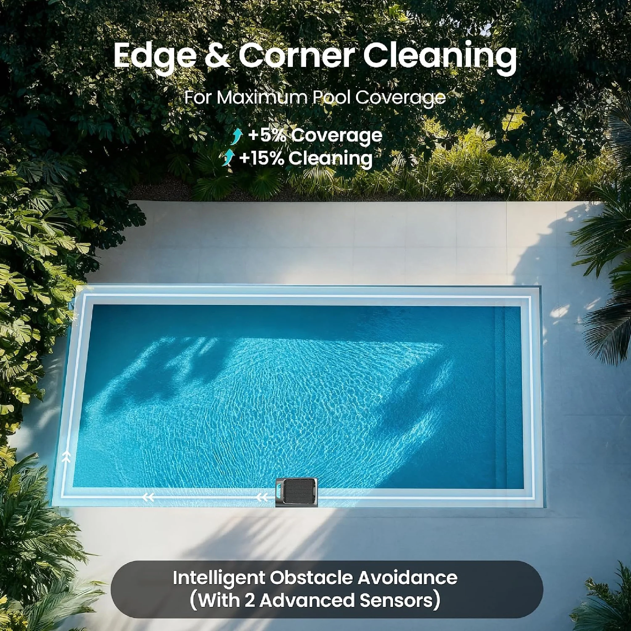Aiper Surfer S2 Cordless Robotic Pool Surface Skimmer
