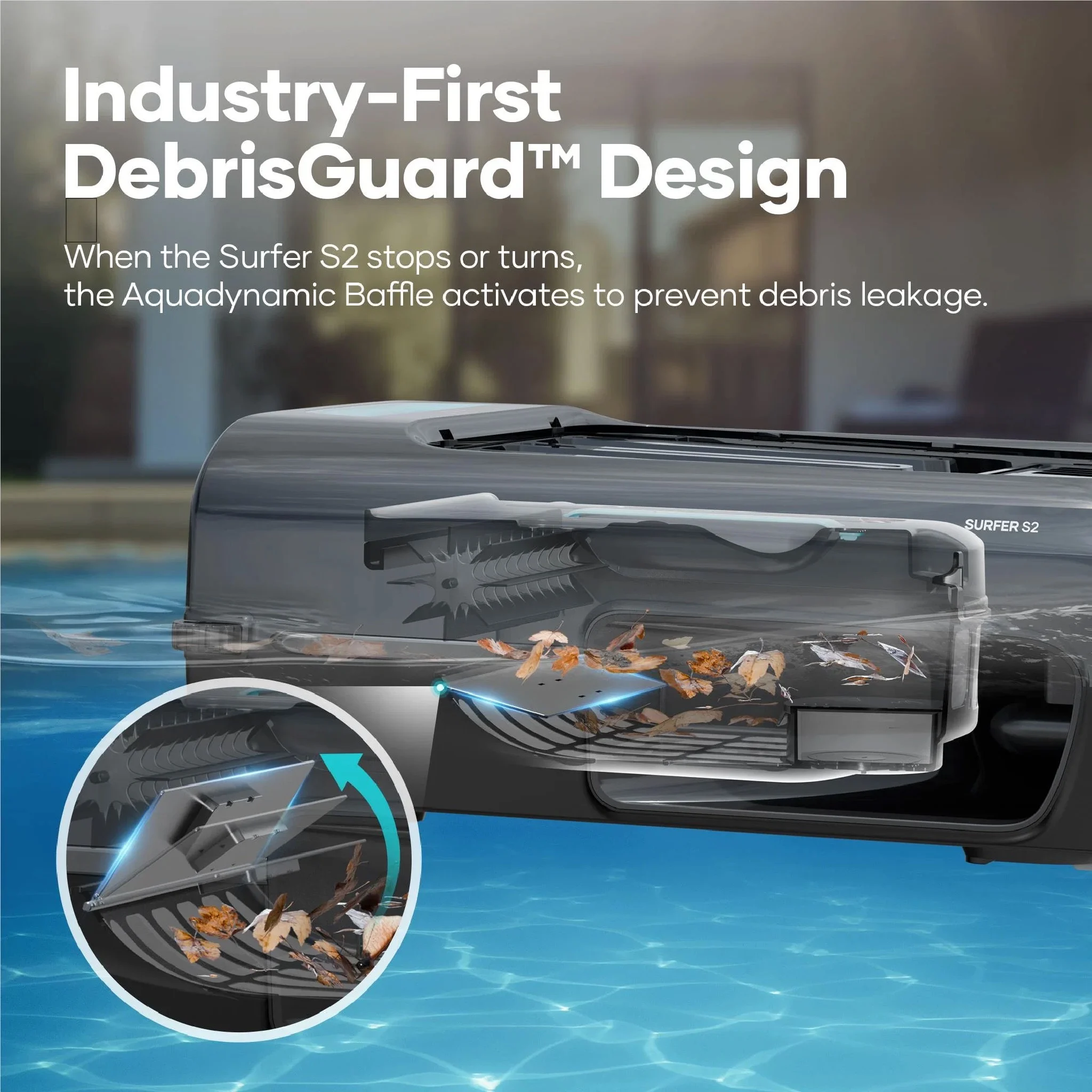 Aiper Surfer S2 Cordless Robotic Pool Surface Skimmer