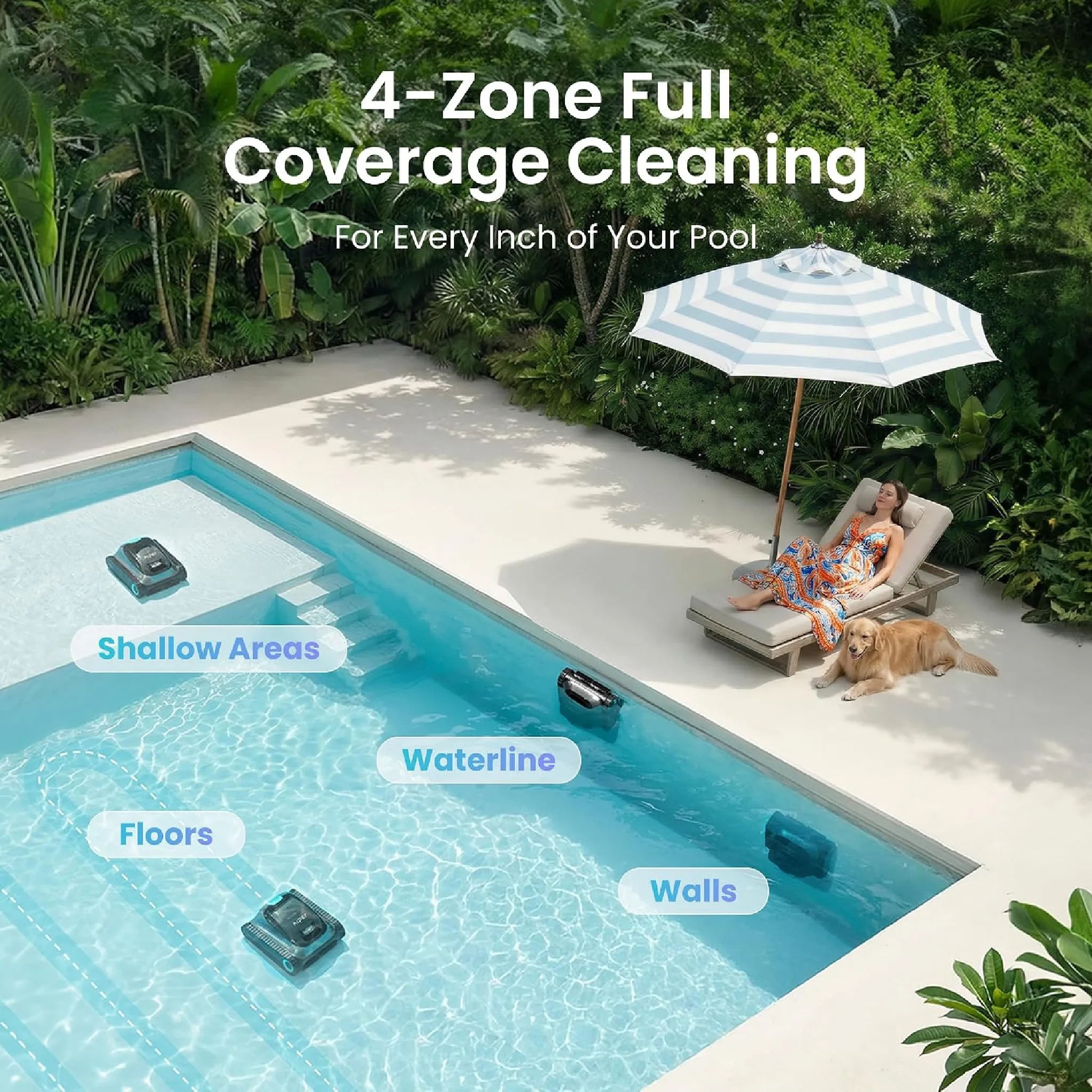 Aiper Scuba S1 2026 Cordless Robotic Pool Cleaner - Exclusively In-Store
