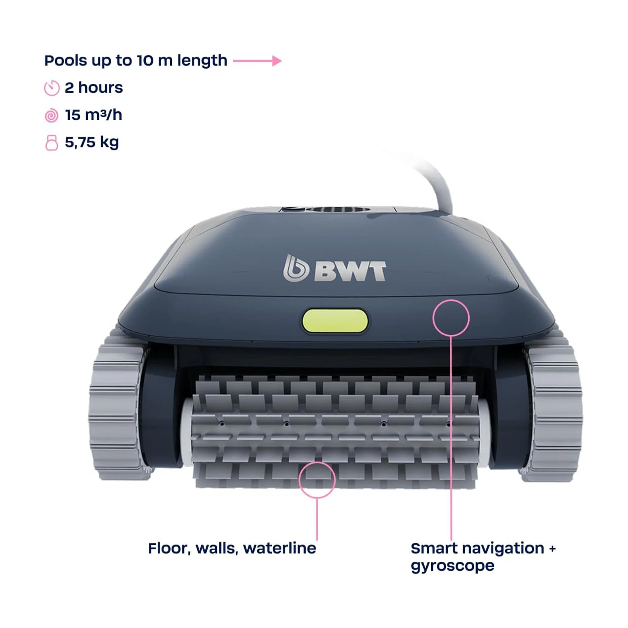 BWT ES700 Robotic Pool Cleaner