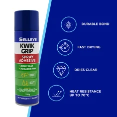 Selleys Kwik Grip Spray Contact Adhesive 150g