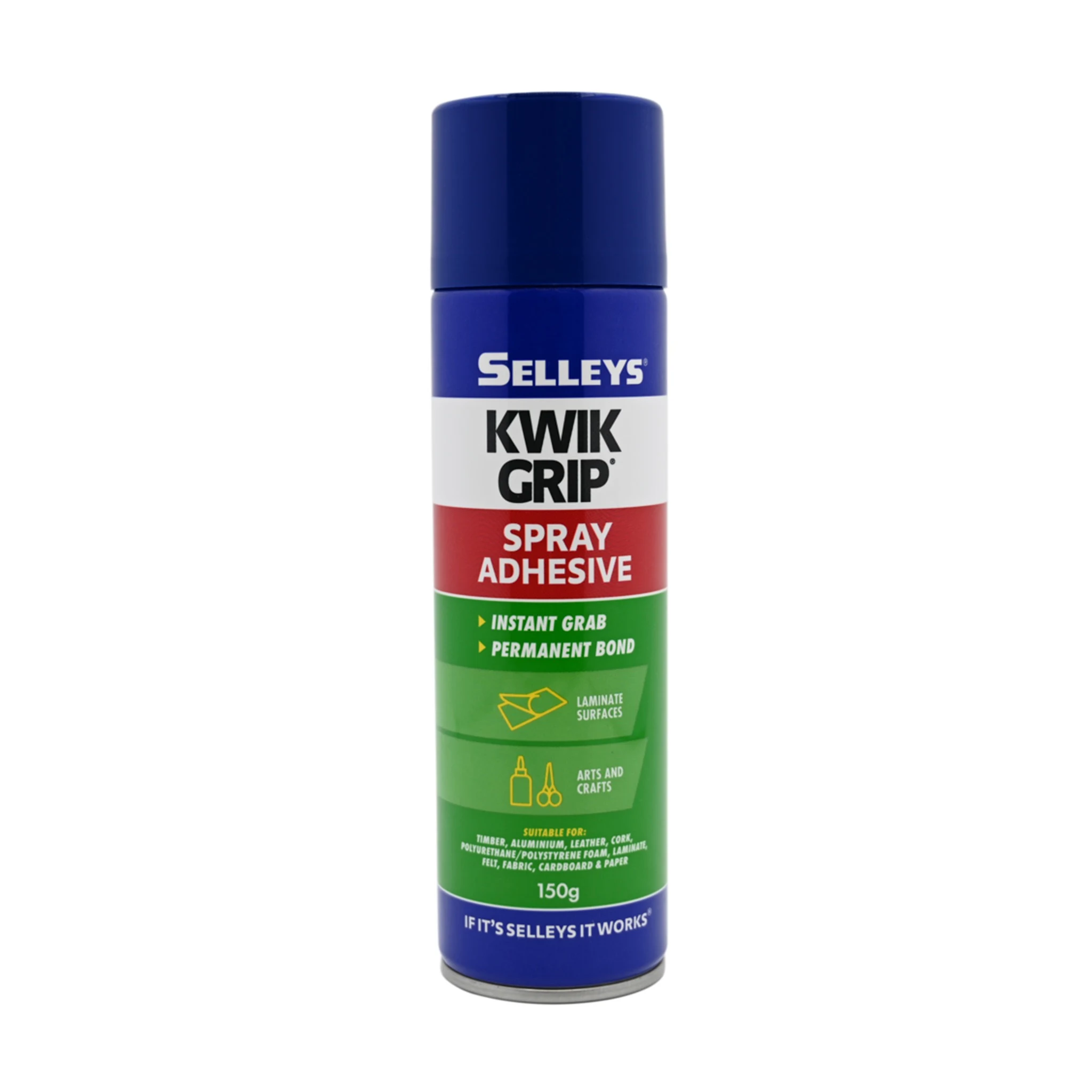 Selleys Kwik Grip Spray Contact Adhesive 150g