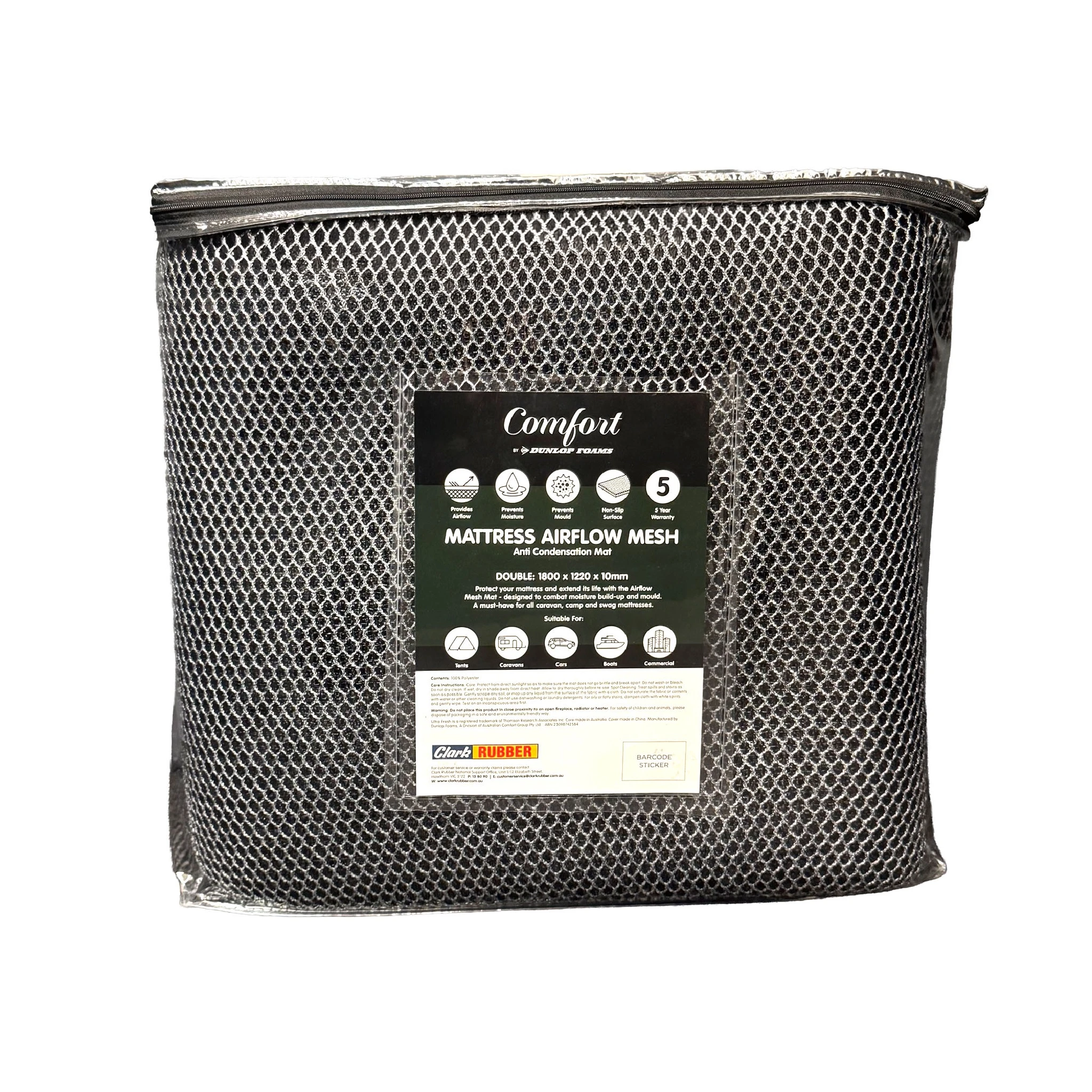 Airflow Mesh Mattress Caravan Double