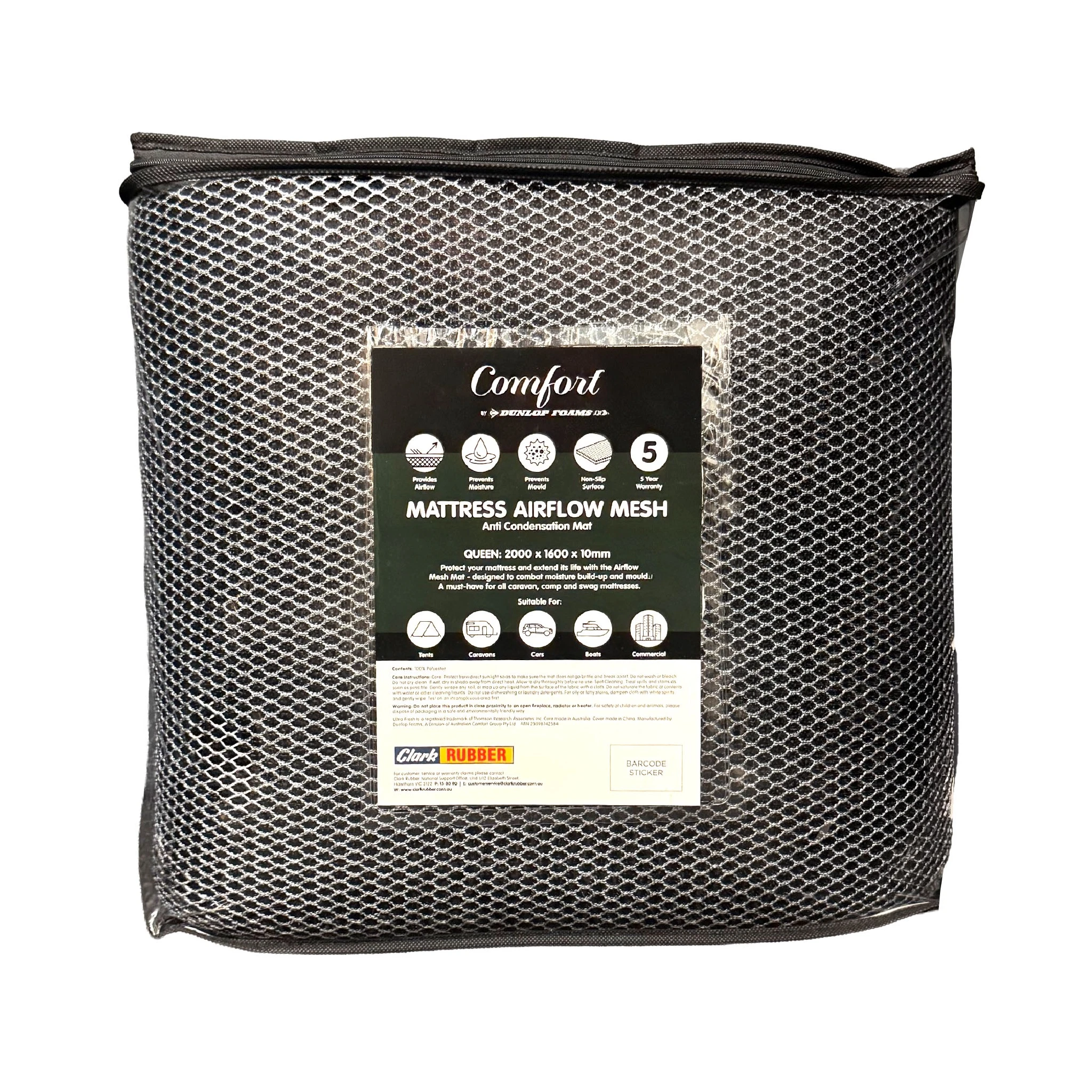 Airflow Mesh Mattress Caravan Queen