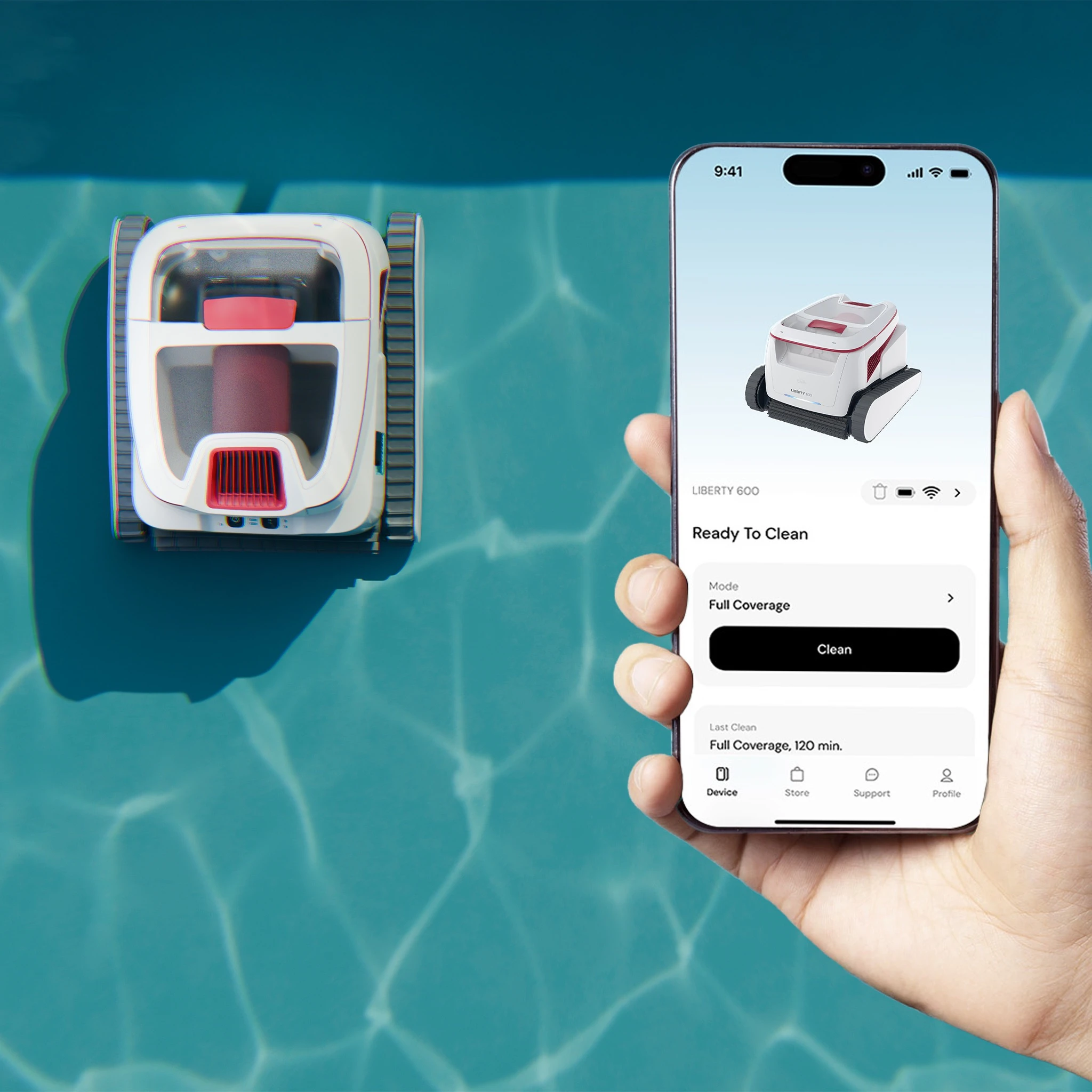 Dolphin Liberty 600 Cordless Robotic Pool Cleaner