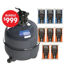 Filtrite 25 Inch Media Filter and Glass Bundle