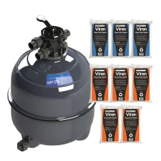 Filtrite 25 Inch Media Filter and Glass Bundle