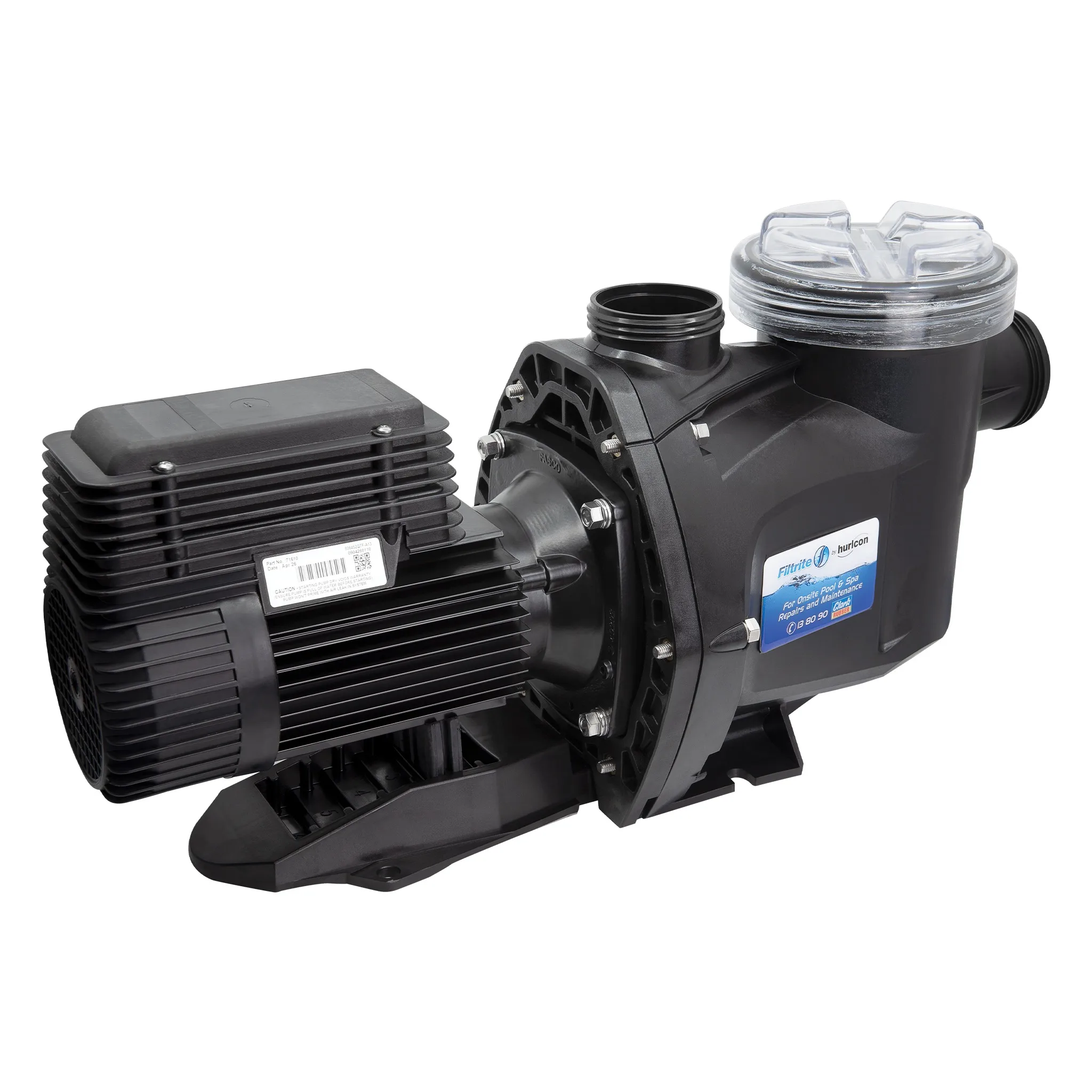 Filtrite by Hurlcon MkII PE75 0.75HP Pool Pump