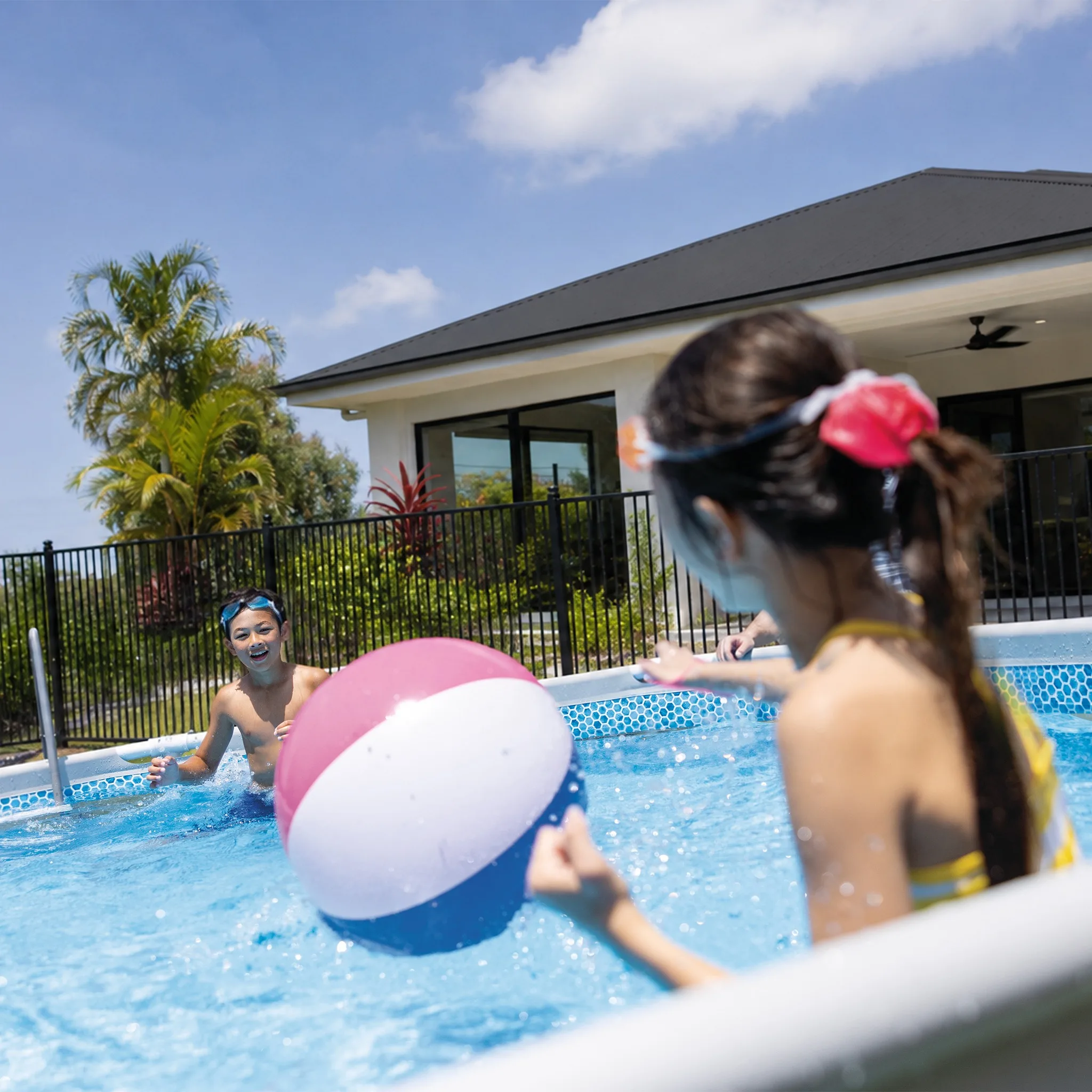 Intex Clearview Prism Frame Pool Round - 14ft