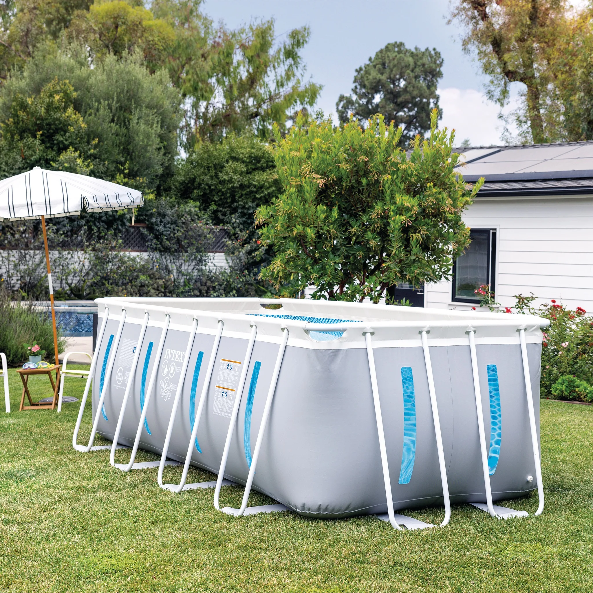 Intex Clearview Prism Frame Pool Rectangular - 13ft