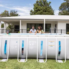 Intex Clearview Prism Frame Pool Rectangular - 13ft