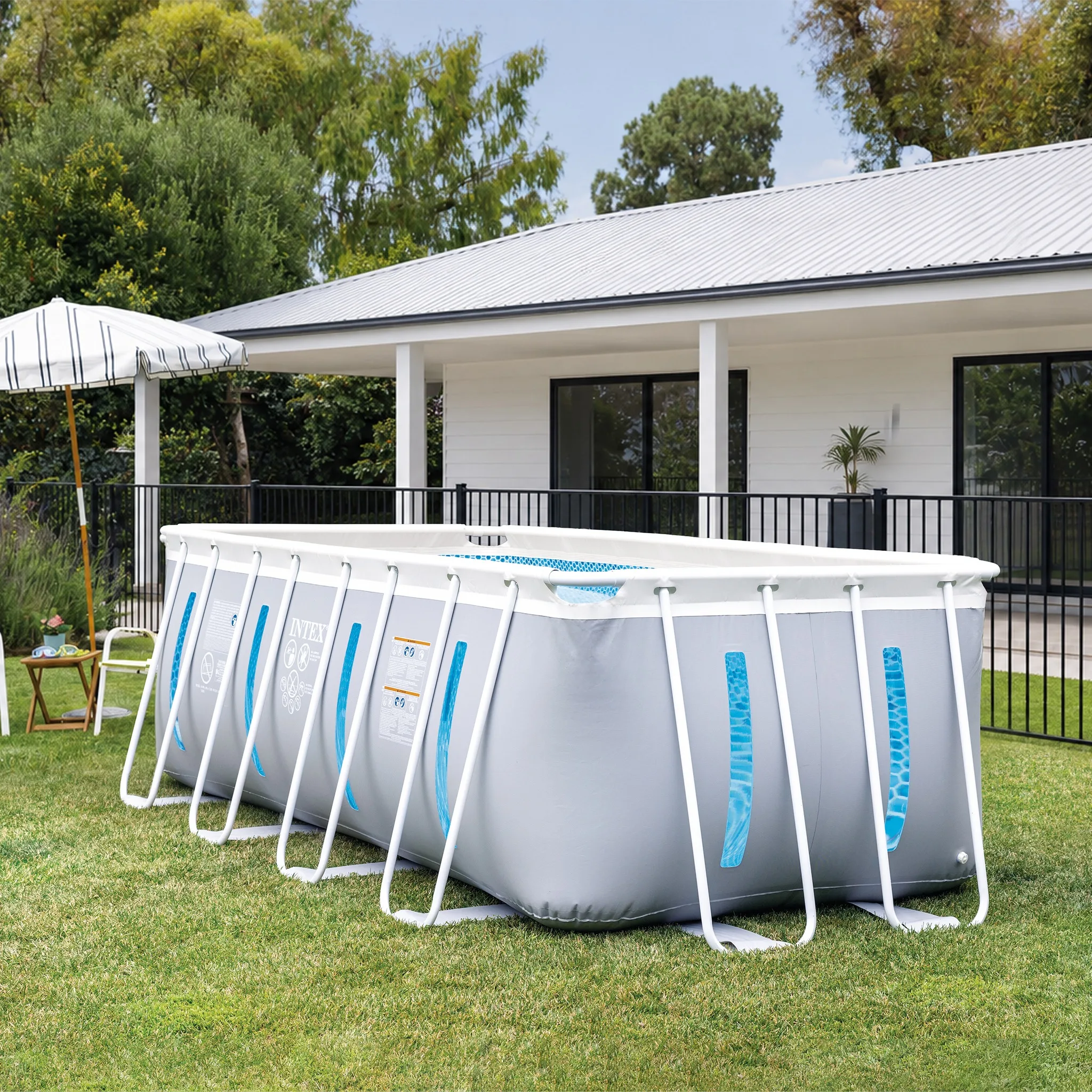 Intex Clearview Prism Frame Pool Rectangular - 13ft