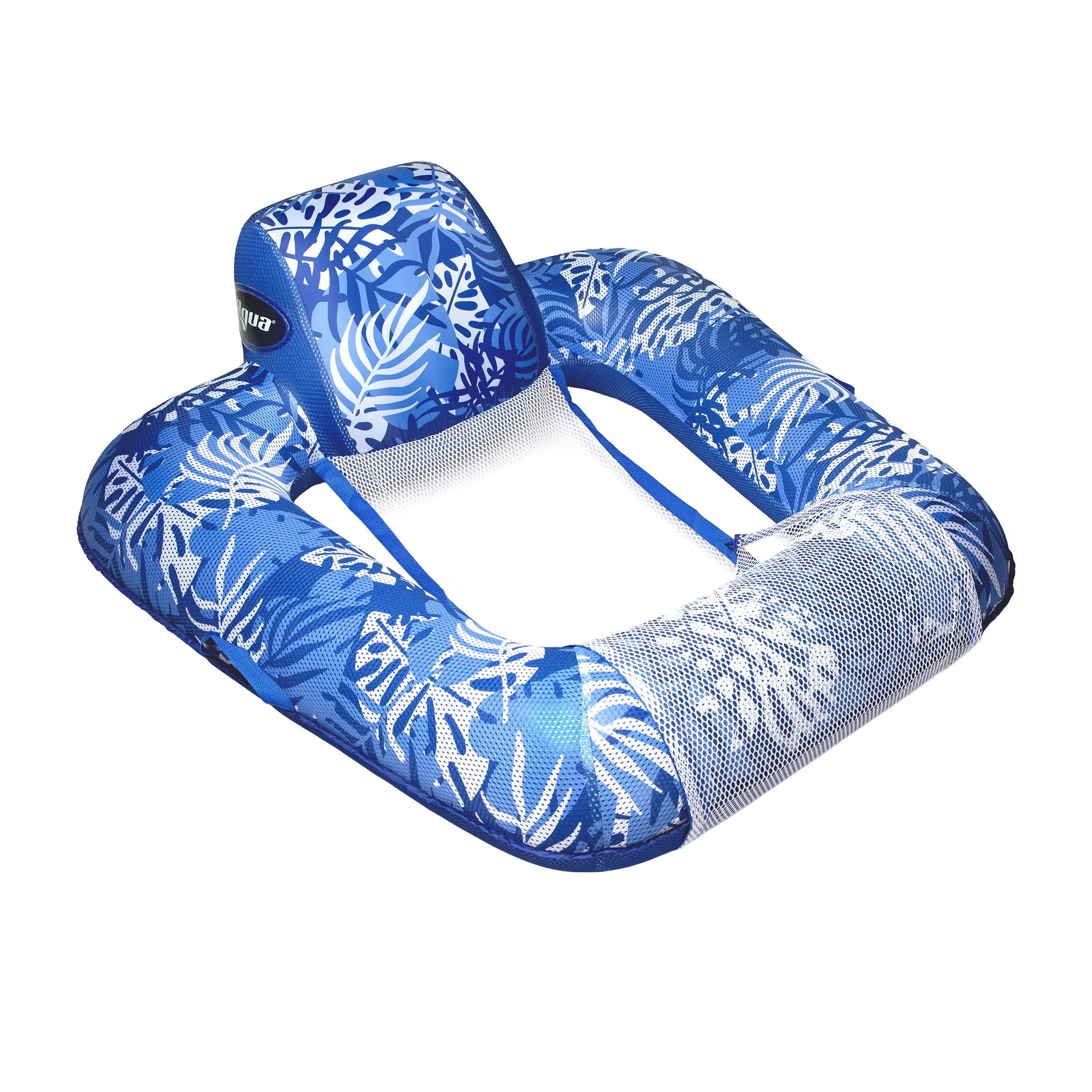 Aqua Leisure Zero Gravity Lounge Chair Indigo Palm