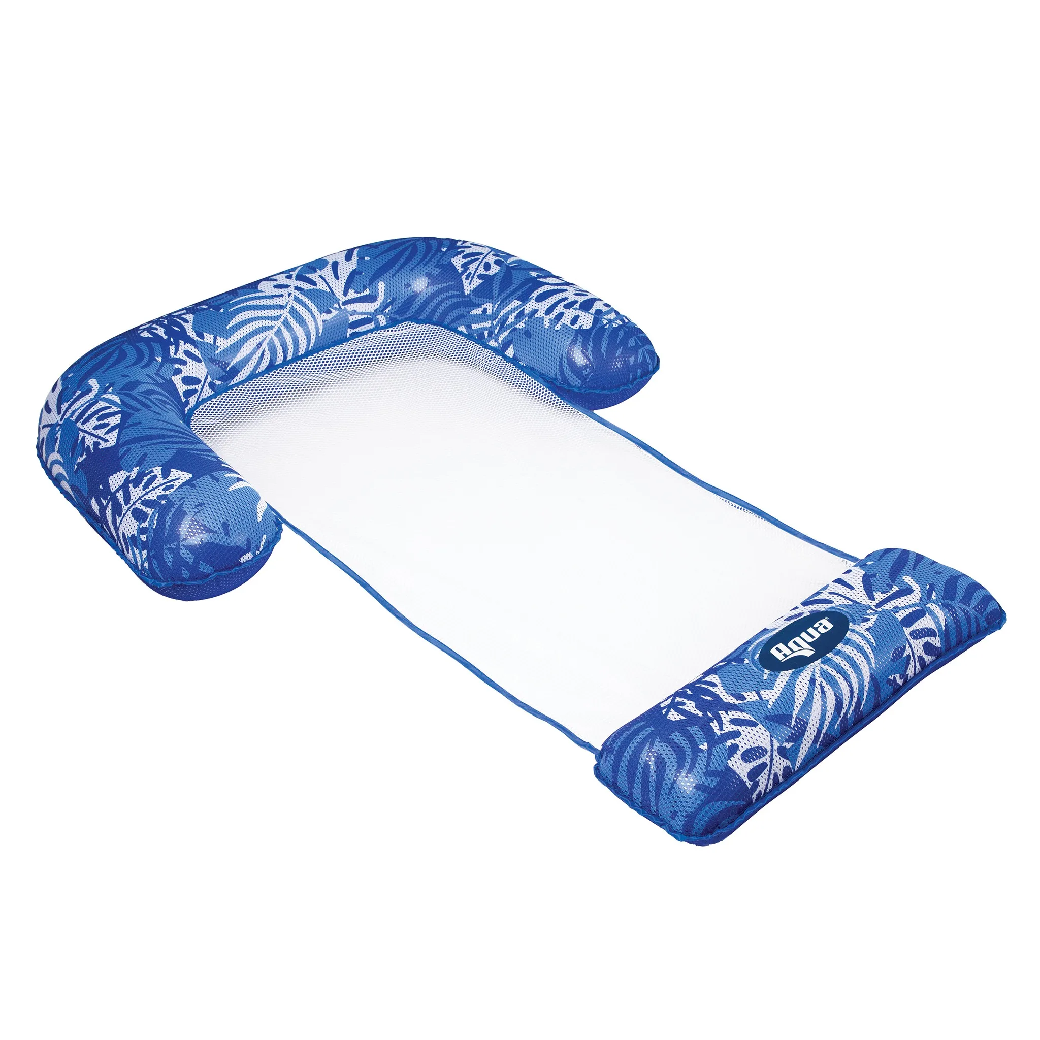 Aqua Leisure Deluxe 3-in-1 Lounge Chair Indigo Palm