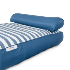Spire Adalus Fabric Lounge Dark Blue Stripe