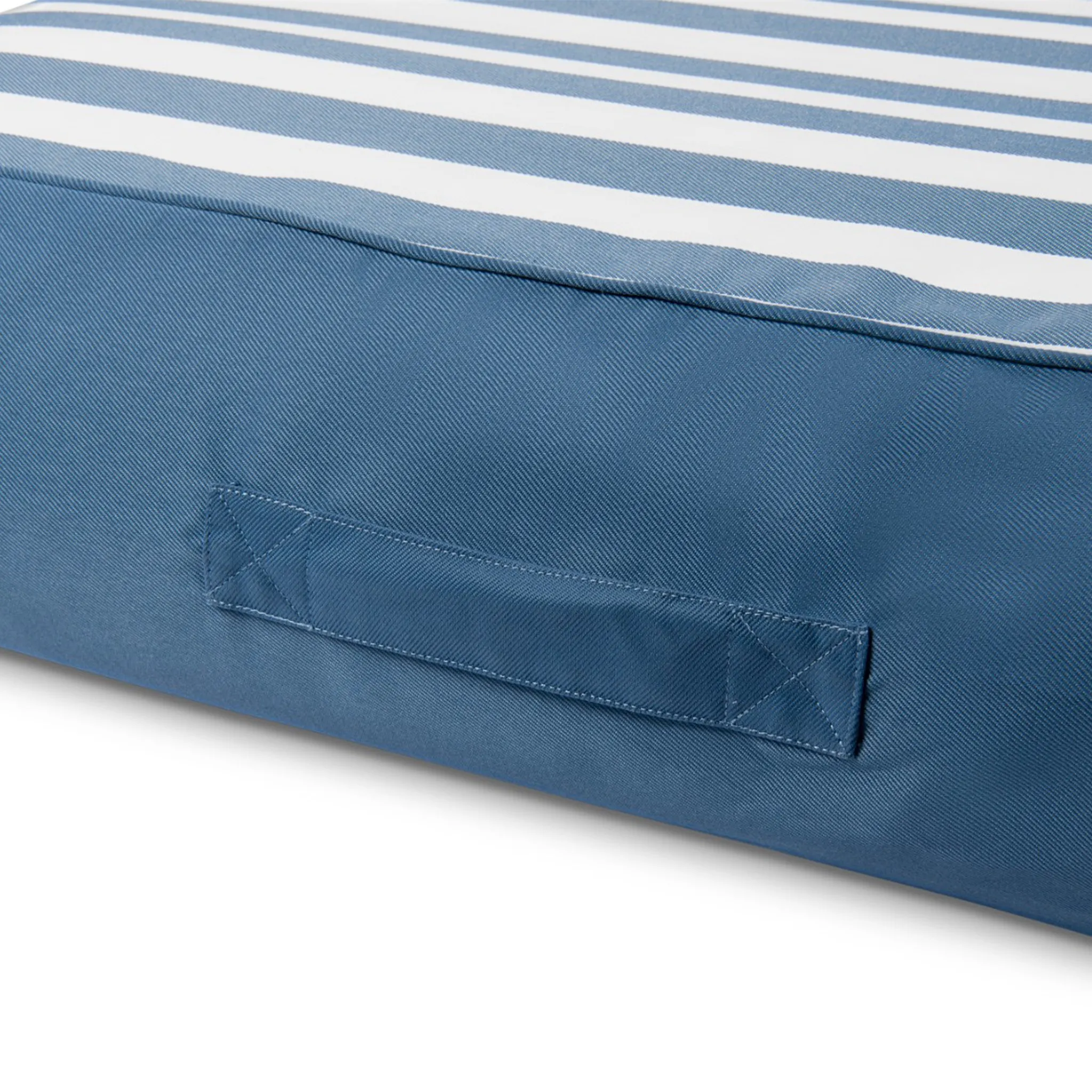 Spire Adalus Fabric Lounge Dark Blue Stripe