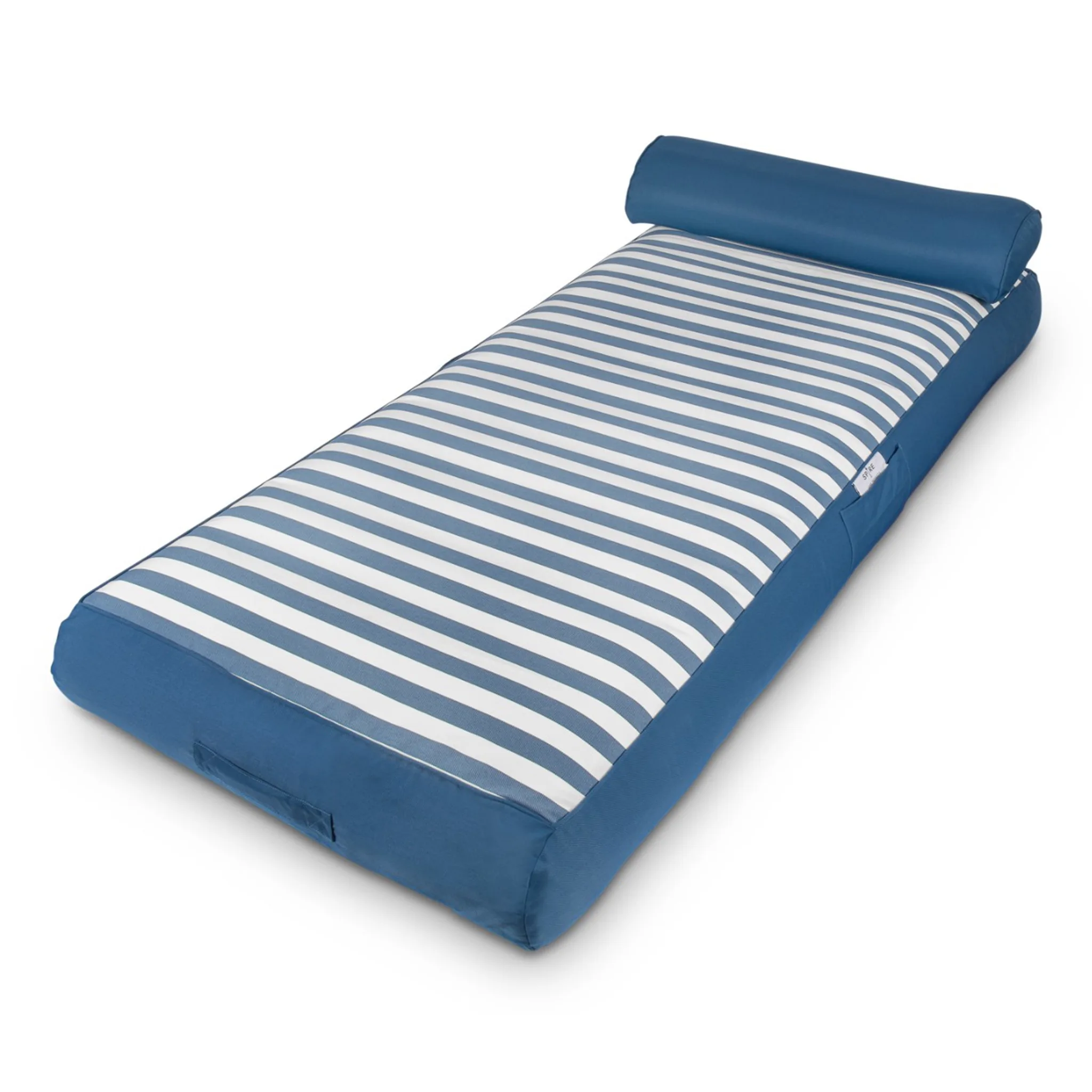 Spire Adalus Fabric Lounge Dark Blue Stripe