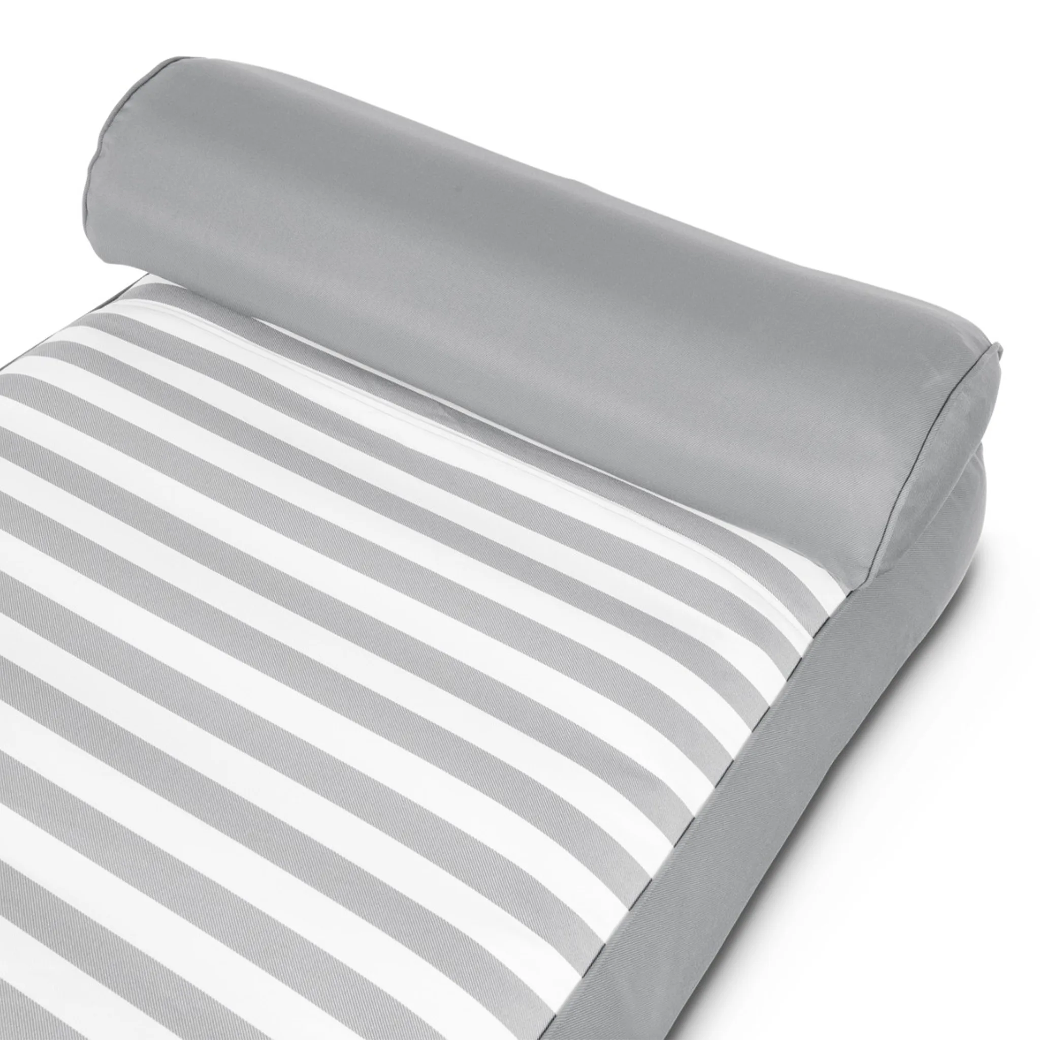 Spire Adalus Fabric Lounge Soft Grey Stripe
