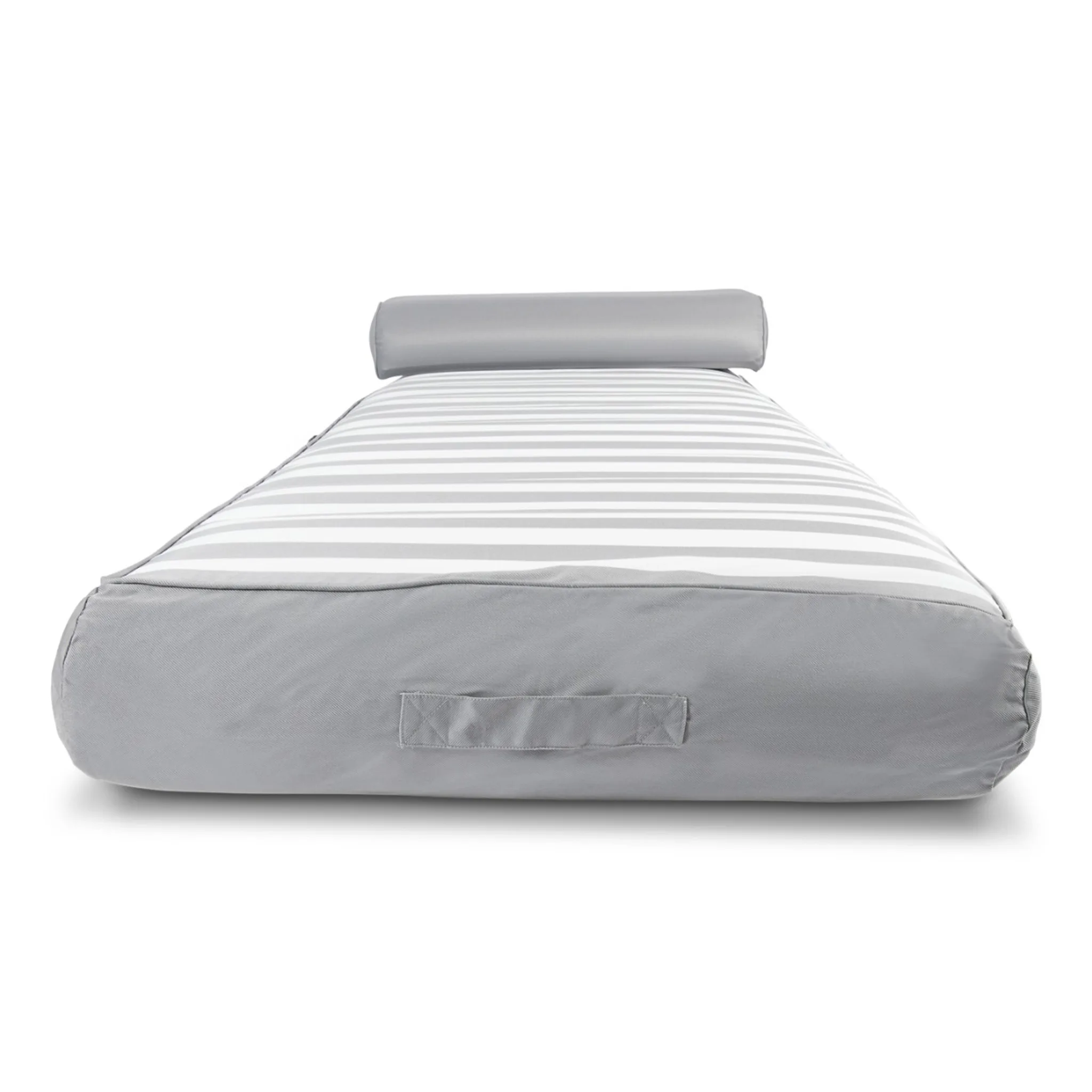Spire Adalus Fabric Lounge Soft Grey Stripe