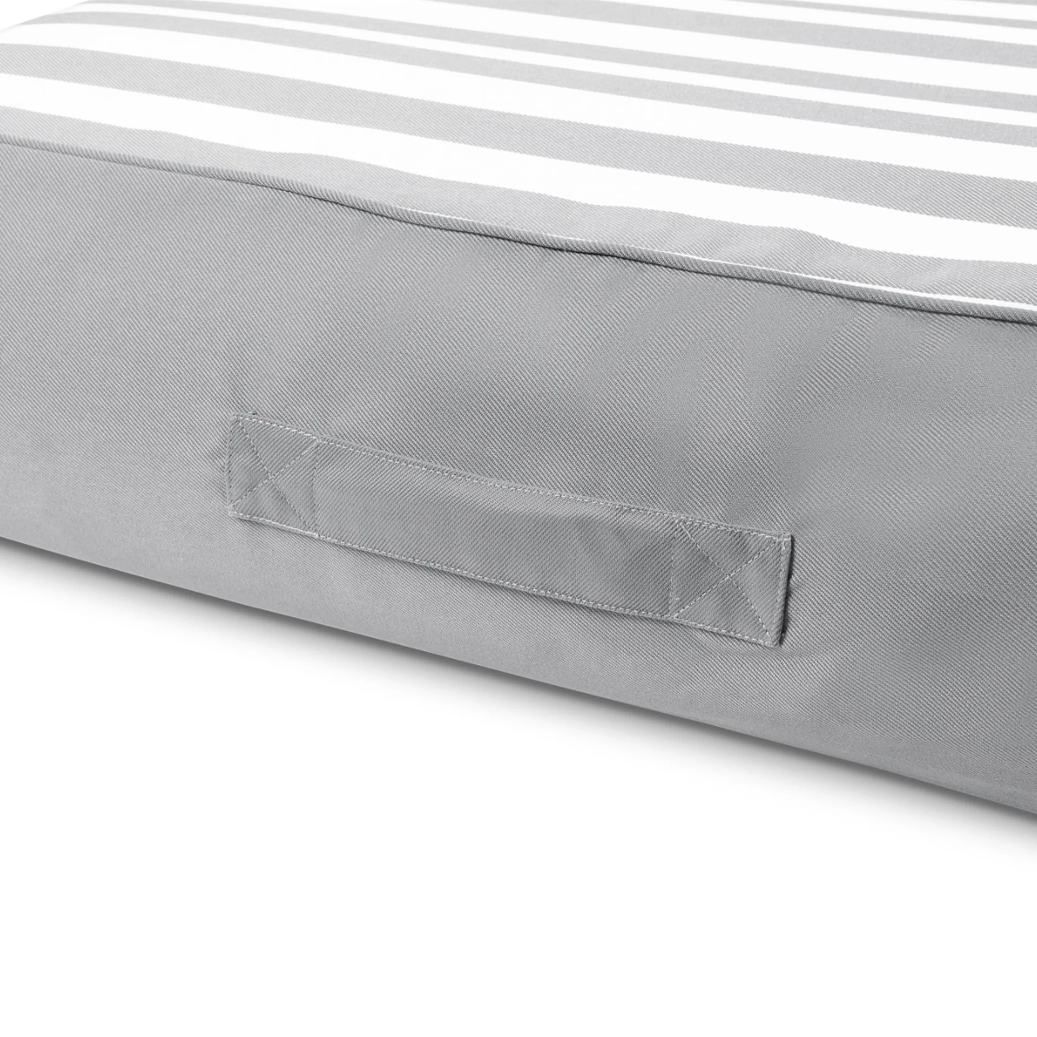 Spire Adalus Fabric Lounge Soft Grey Stripe