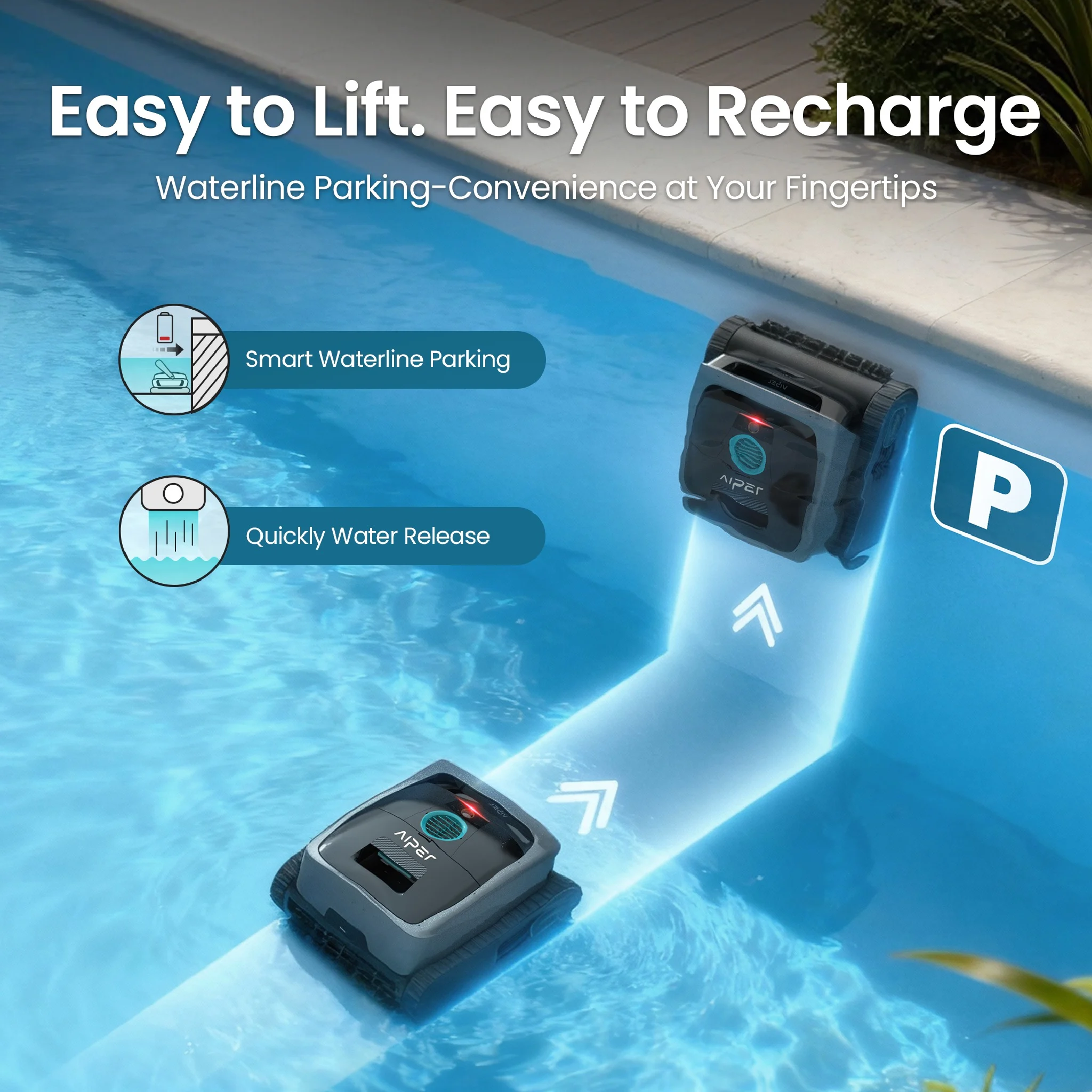 Aiper Scuba S3 Cordless Robotic Pool Cleaner