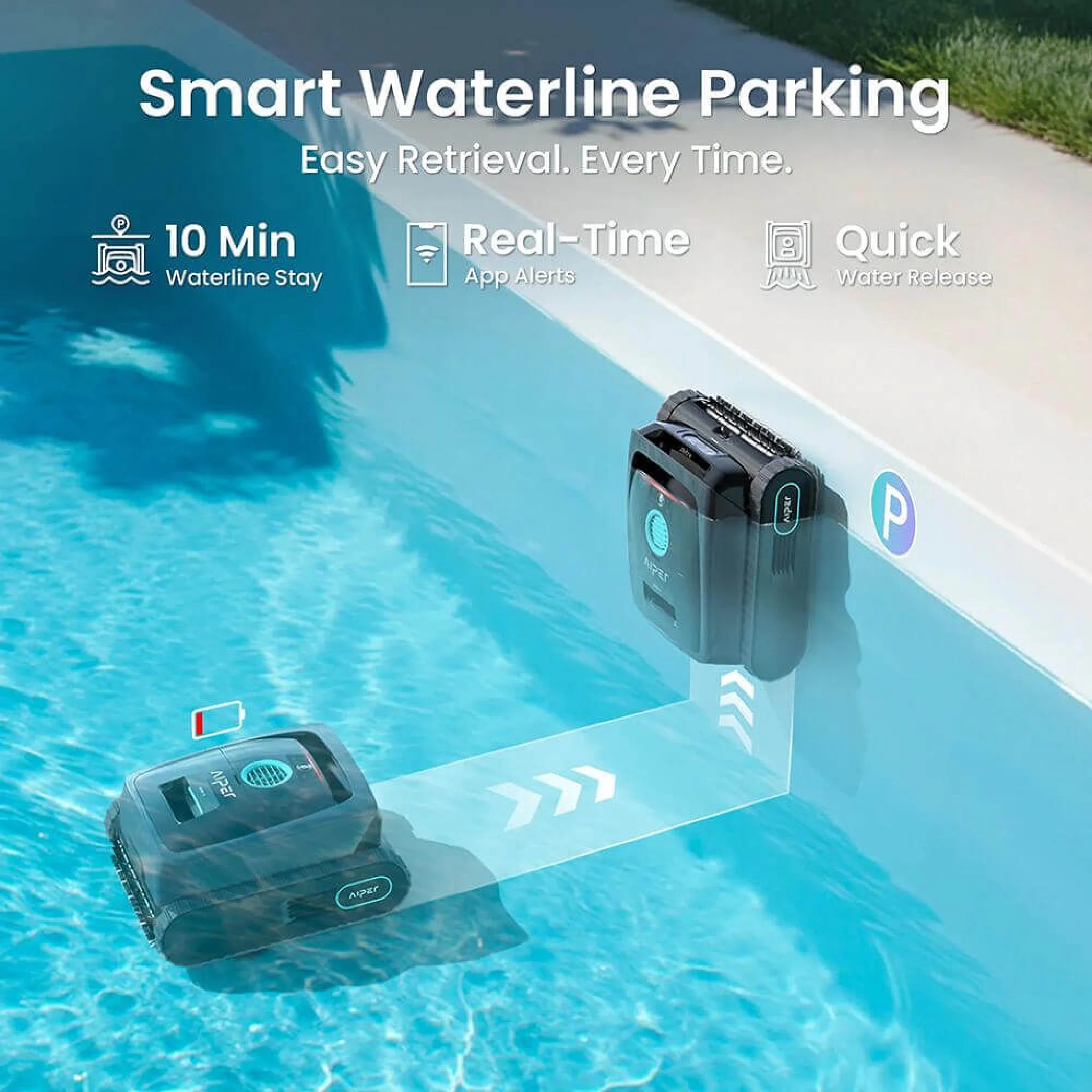 Aiper Scuba V3 AI Powered Cordless Robotic Pool Cleaner