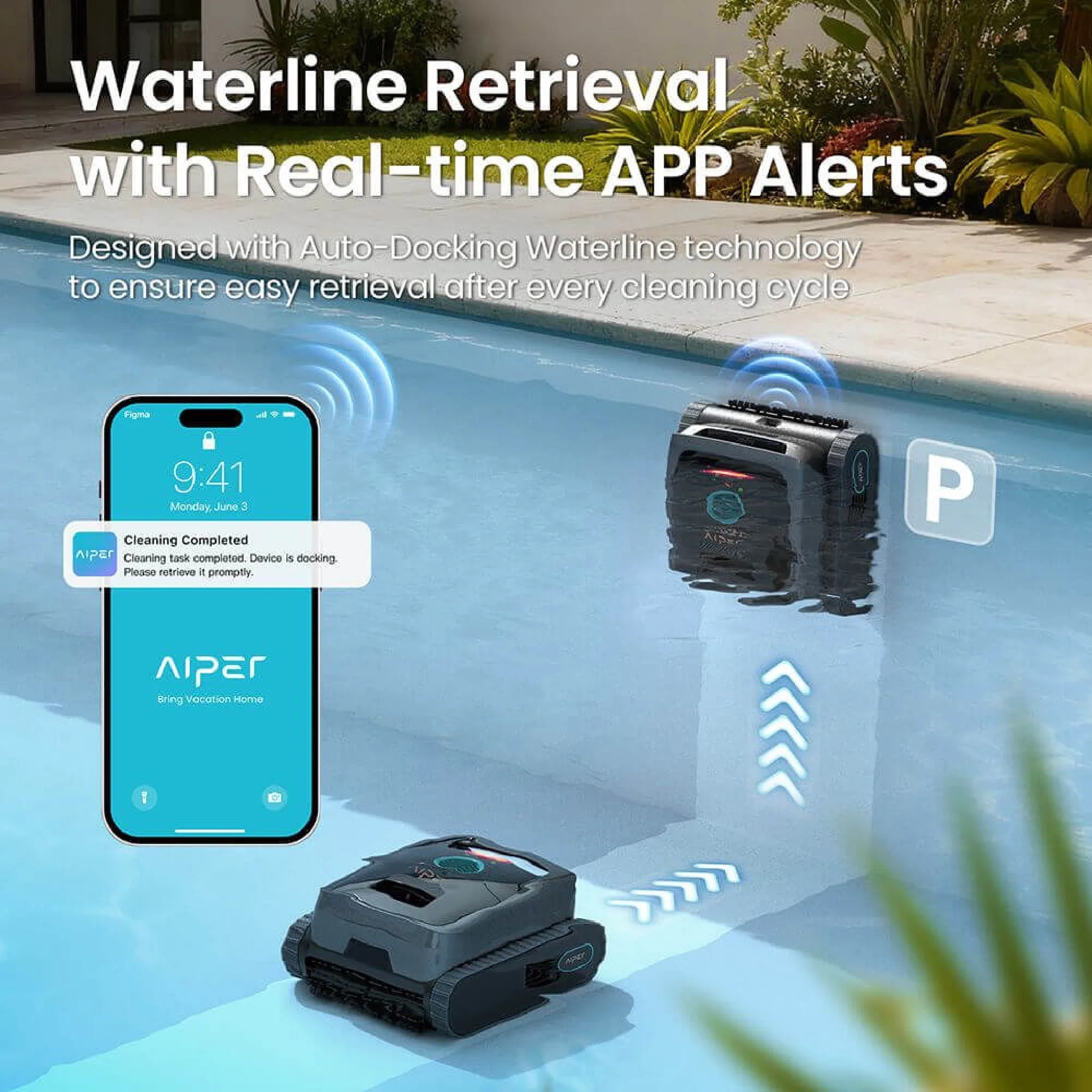 Aiper Scuba V3 AI Powered Cordless Robotic Pool Cleaner