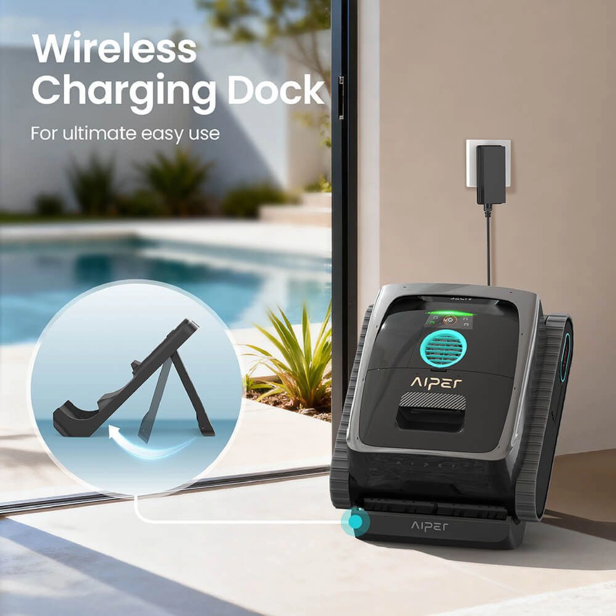 Aiper Scuba V3 AI Powered Cordless Robotic Pool Cleaner