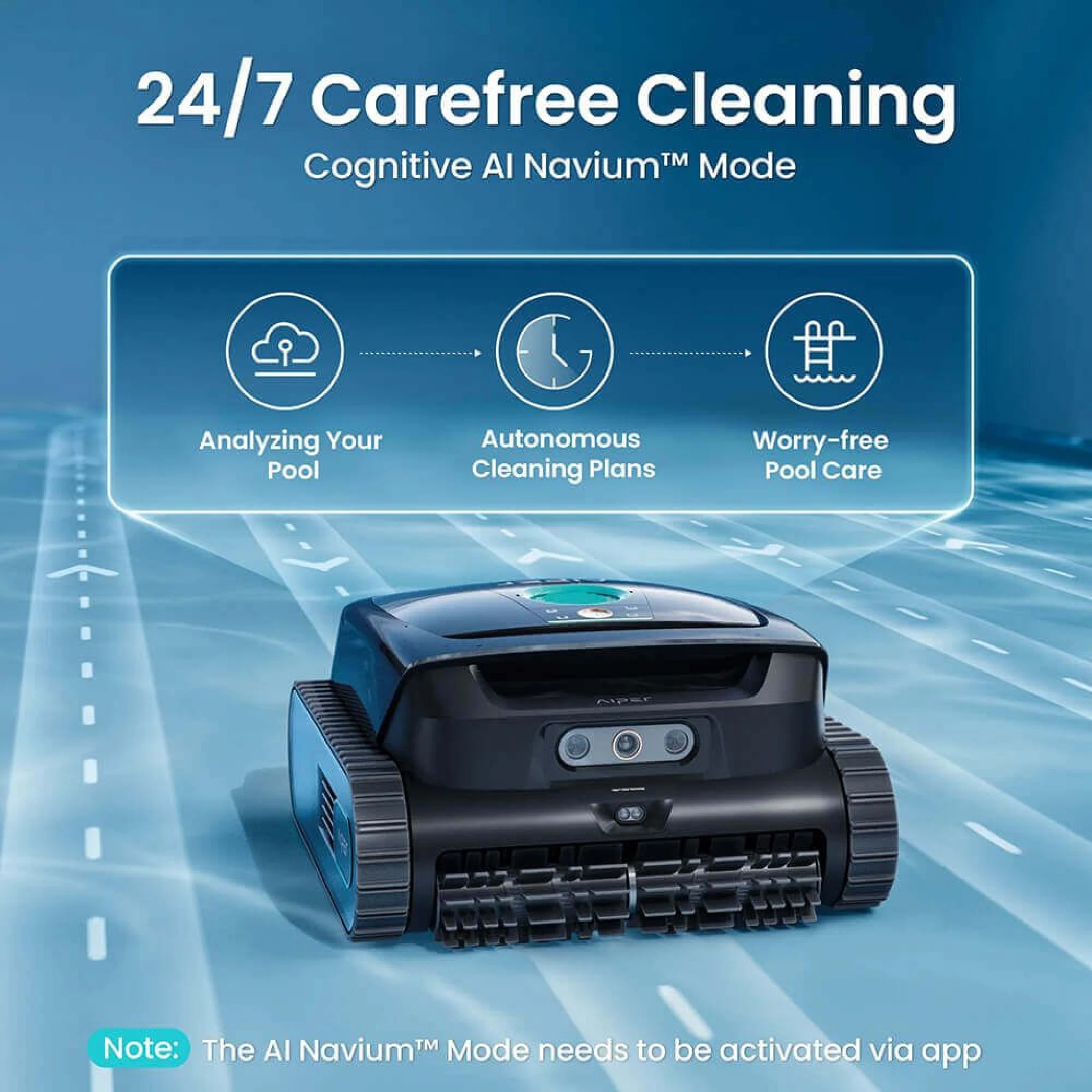 Aiper Scuba V3 AI Powered Cordless Robotic Pool Cleaner