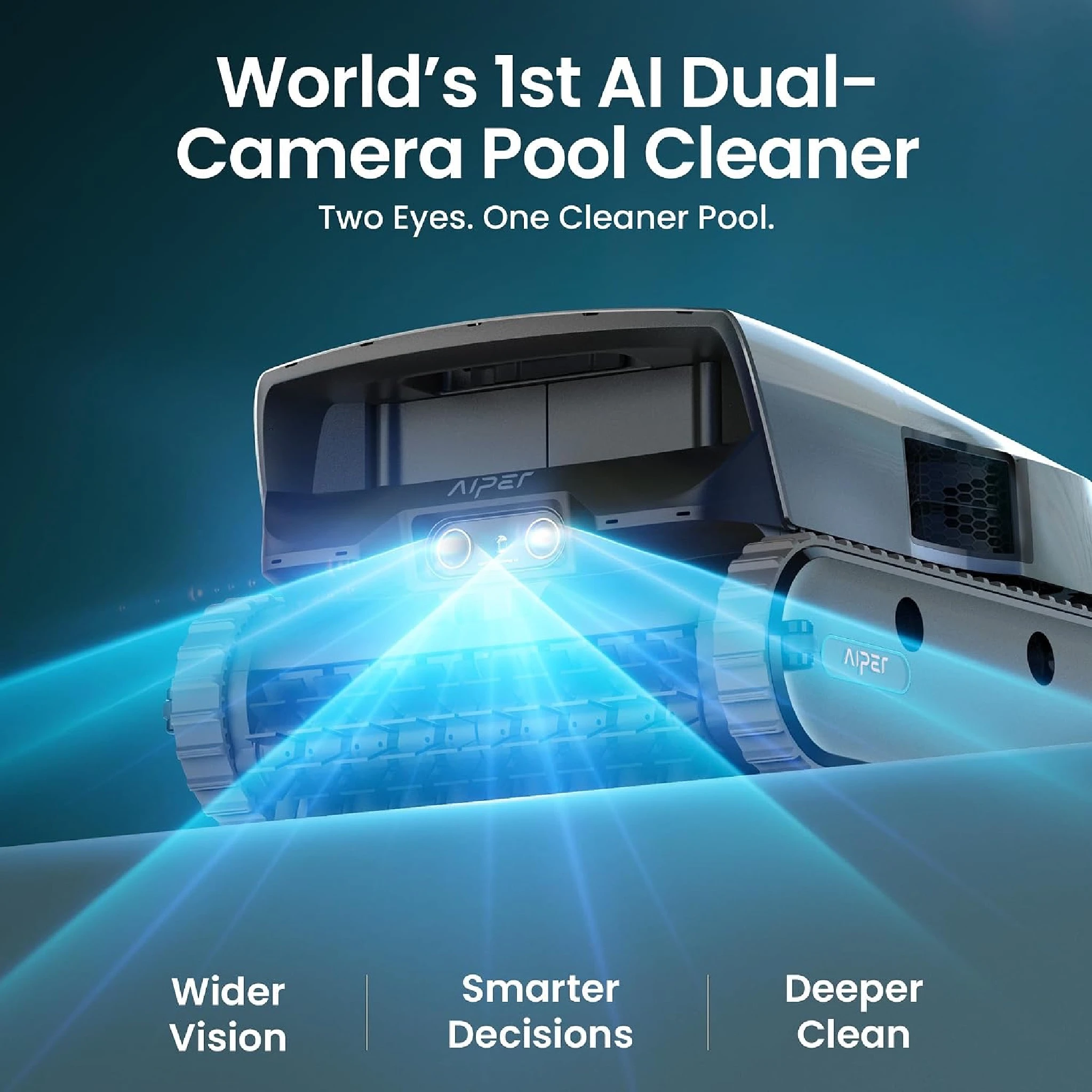 Aiper Scuba V3 Ultra AI Powered All-In-One Cordless Robotic Pool Cleaner