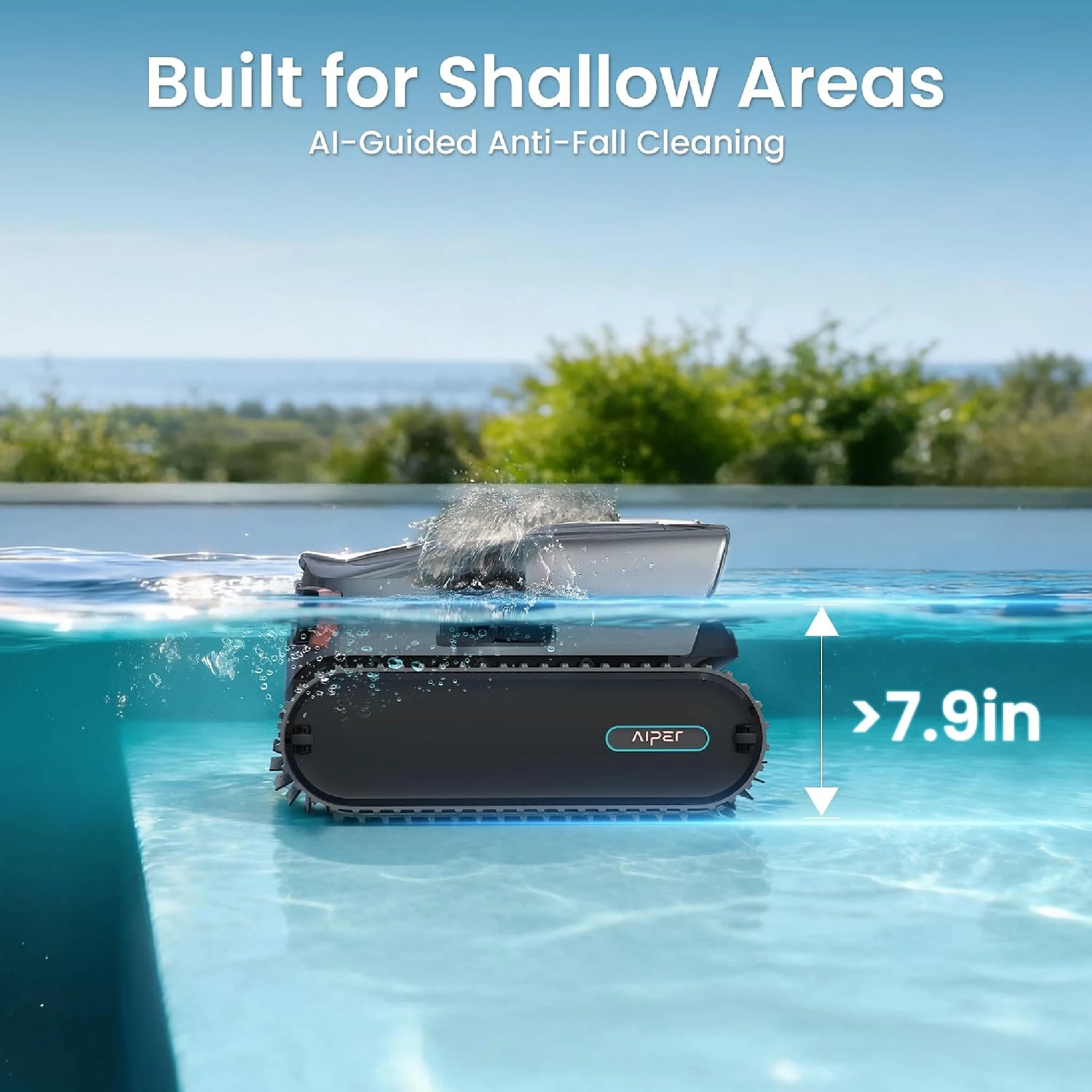Aiper Scuba V3 Ultra AI Powered All-In-One Cordless Robotic Pool Cleaner
