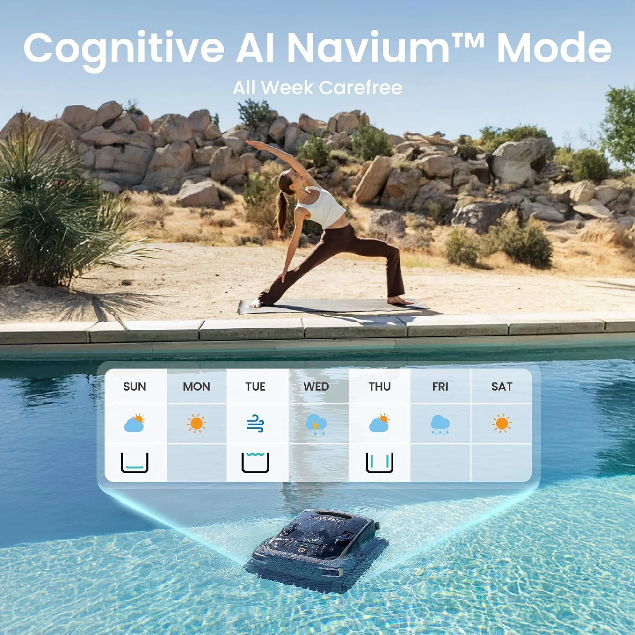Aiper Scuba V3 Ultra AI Powered All-In-One Cordless Robotic Pool Cleaner