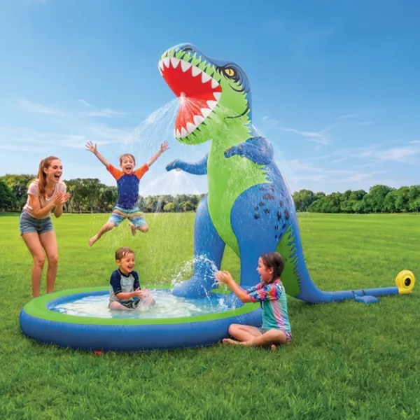 Wham-O 8ft Air Dino Sprinkler with Pool