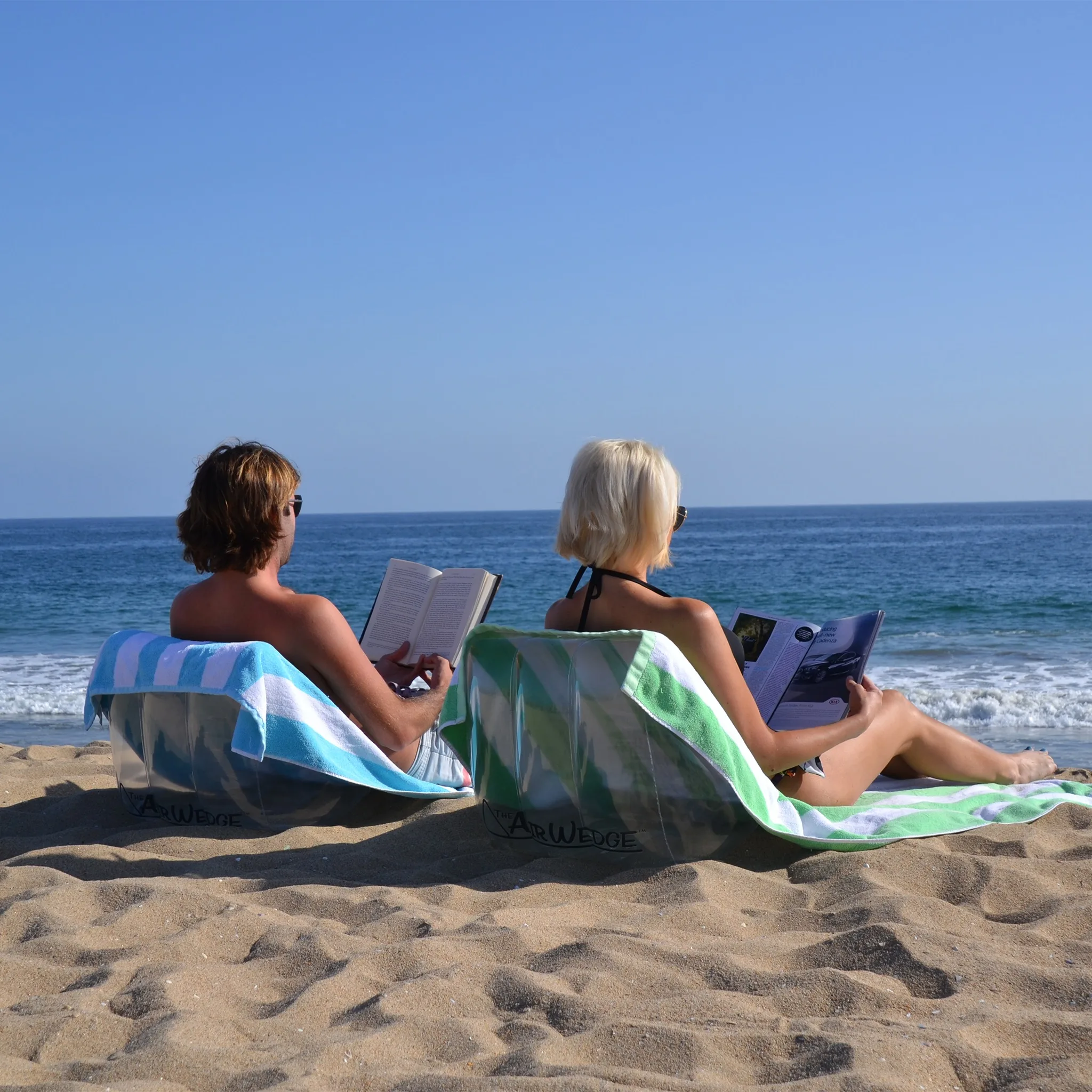 GoSports AirWedge Inflatable Beach Chair
