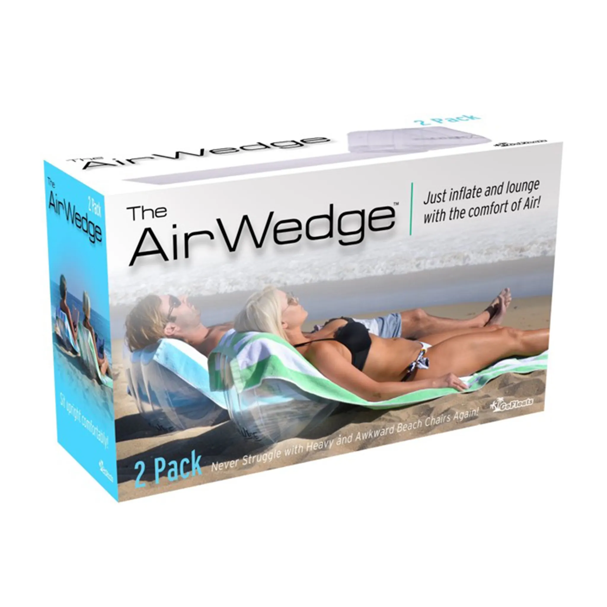 GoSports AirWedge Inflatable Beach Chair