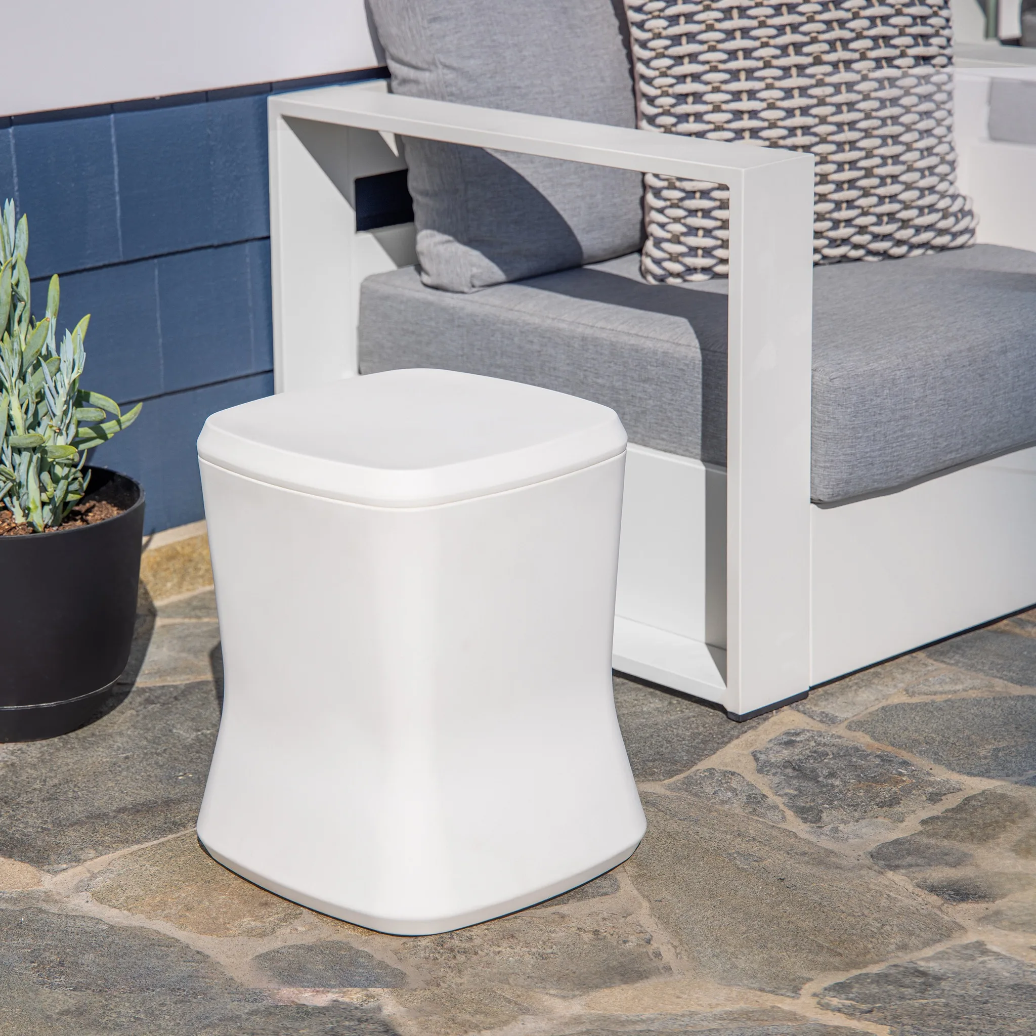Coast Modern Side Table and Cooler