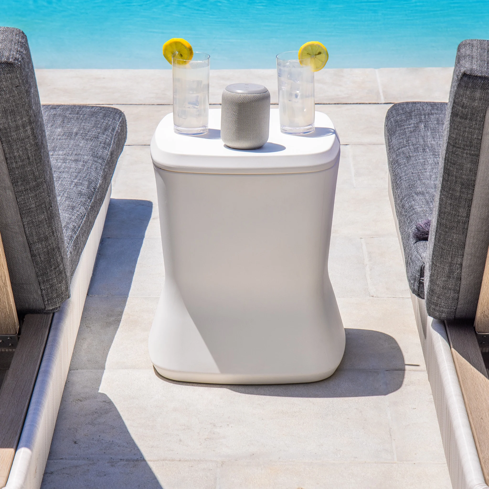 Coast Modern Side Table and Cooler